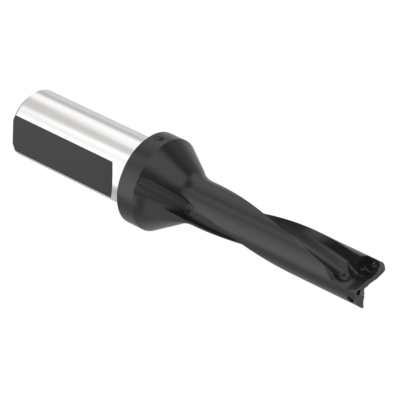 Allied Machine and Engineering D4041500M-20FM | 60.00mm Drill Depth x 15.00mm Diameter x 20.00mm Shank 4XD Indexable Insert Drill