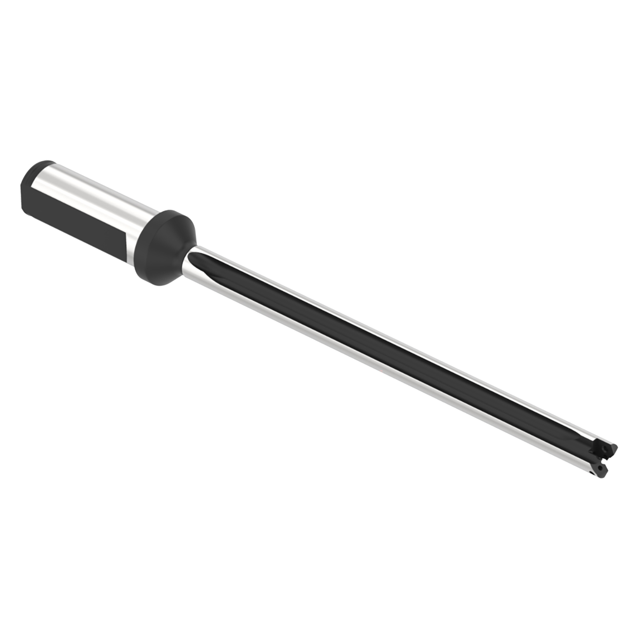 Allied Machine and Engineering HTAZB12-075F | 1/2" Diameter x 3/4" Shank 12XD Length Flanged Indexable Spade Drill