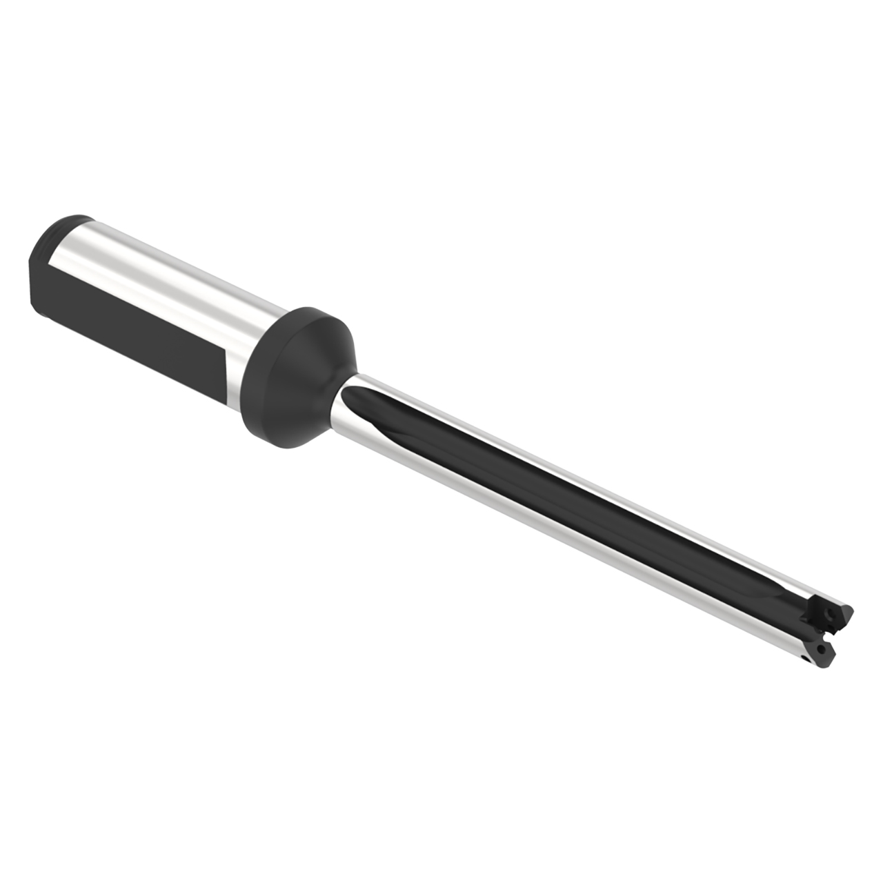 Allied Machine and Engineering HTAZB07-075F | 1/2" Diameter x 3/4" Shank 7XD Length Flanged Indexable Spade Drill