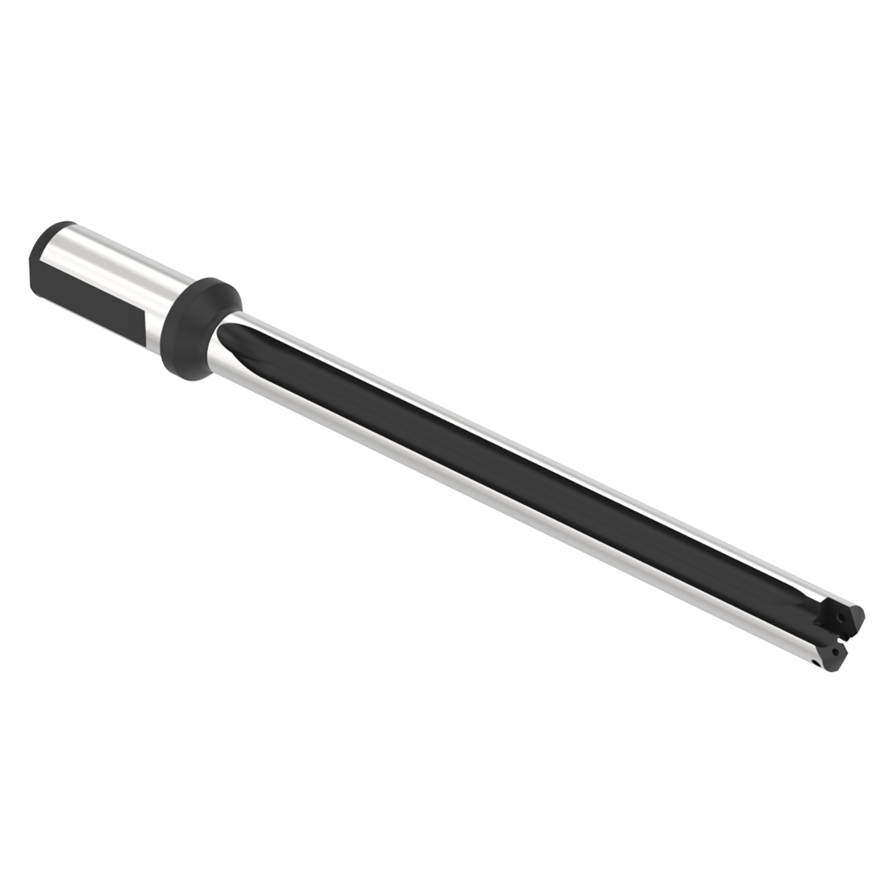 Allied Machine and Engineering HTA1D10-25FM | 24.40mm Diameter x 25.00mm Shank 10XD Length Flanged Indexable Spade Drill