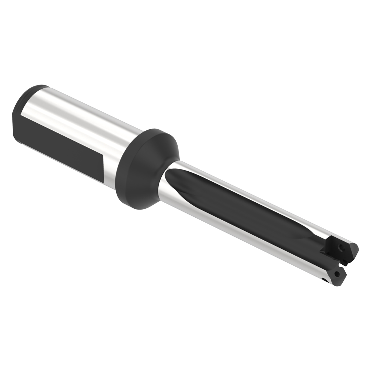 Allied Machine and Engineering HTA1A03-100F | 61/64" Diameter x 1" Shank 3XD Length Flanged Indexable Spade Drill