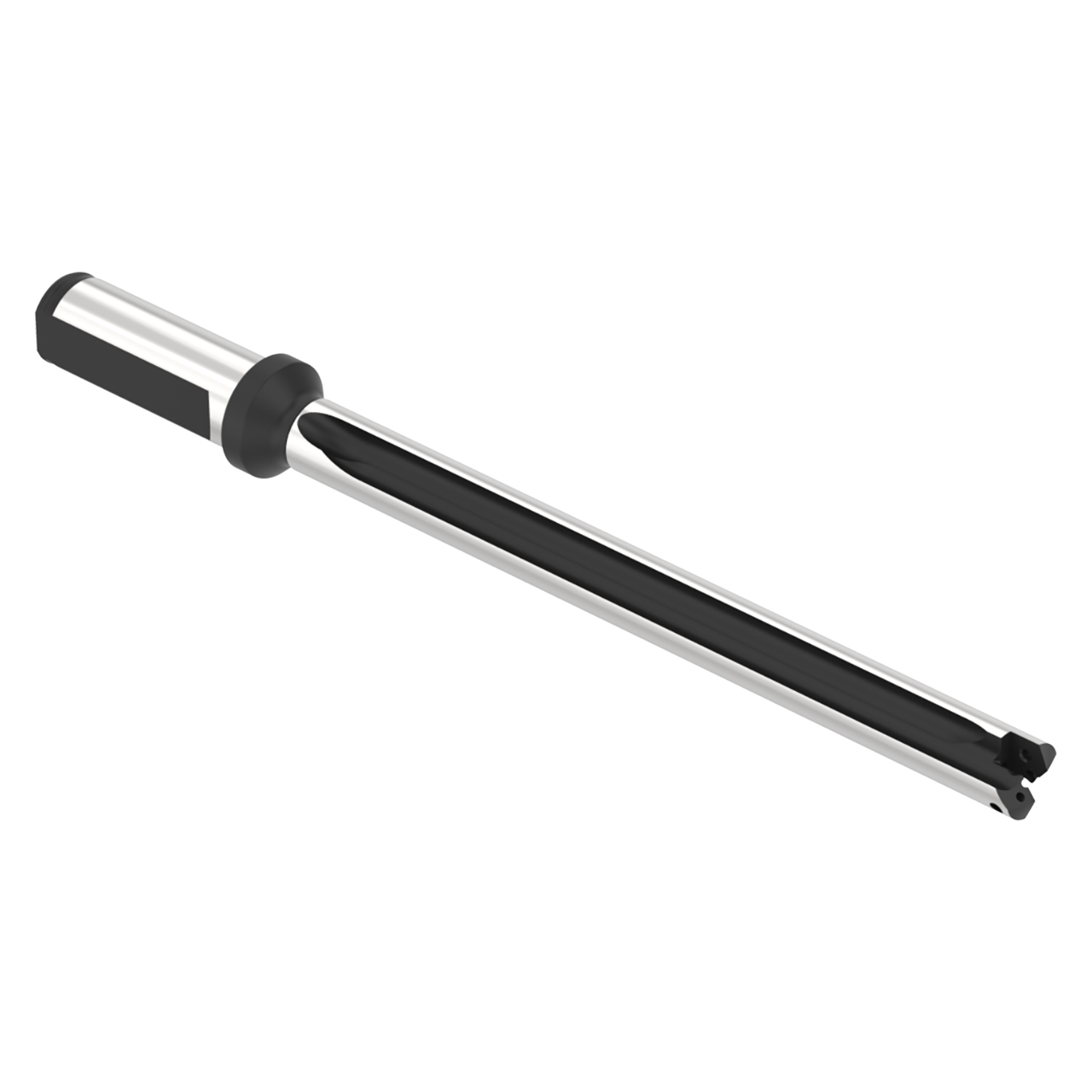 Allied Machine and Engineering HTA0D10-075F | 11/16" Diameter x 3/4" Shank 10XD Length Flanged Indexable Spade Drill