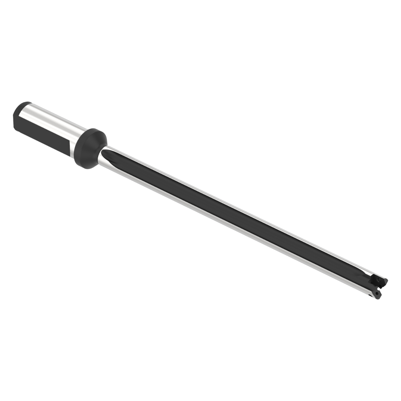 Allied Machine and Engineering HTA0B12-20FM | 17.67mm Diameter x 20.00mm Shank 12XD Length Flanged Indexable Spade Drill