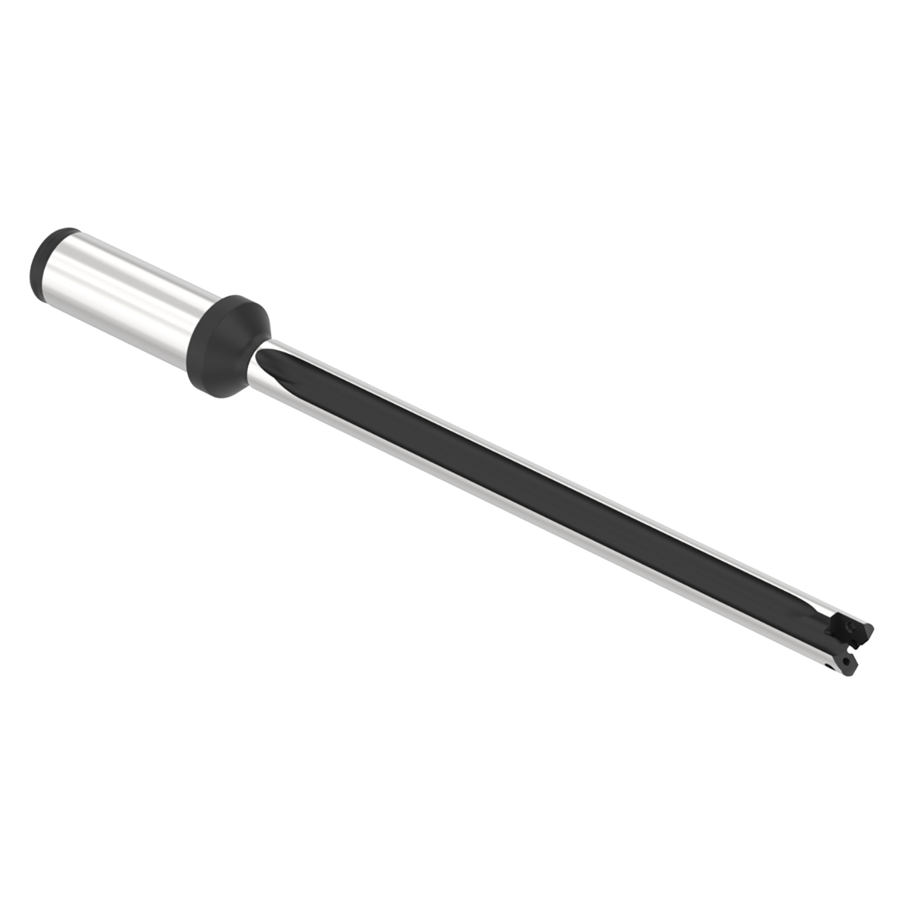 Allied Machine and Engineering HTA0A10-20CM | 17.67mm Diameter x 20.00mm Shank 10XD Length Cylindrical Indexable Spade Drill