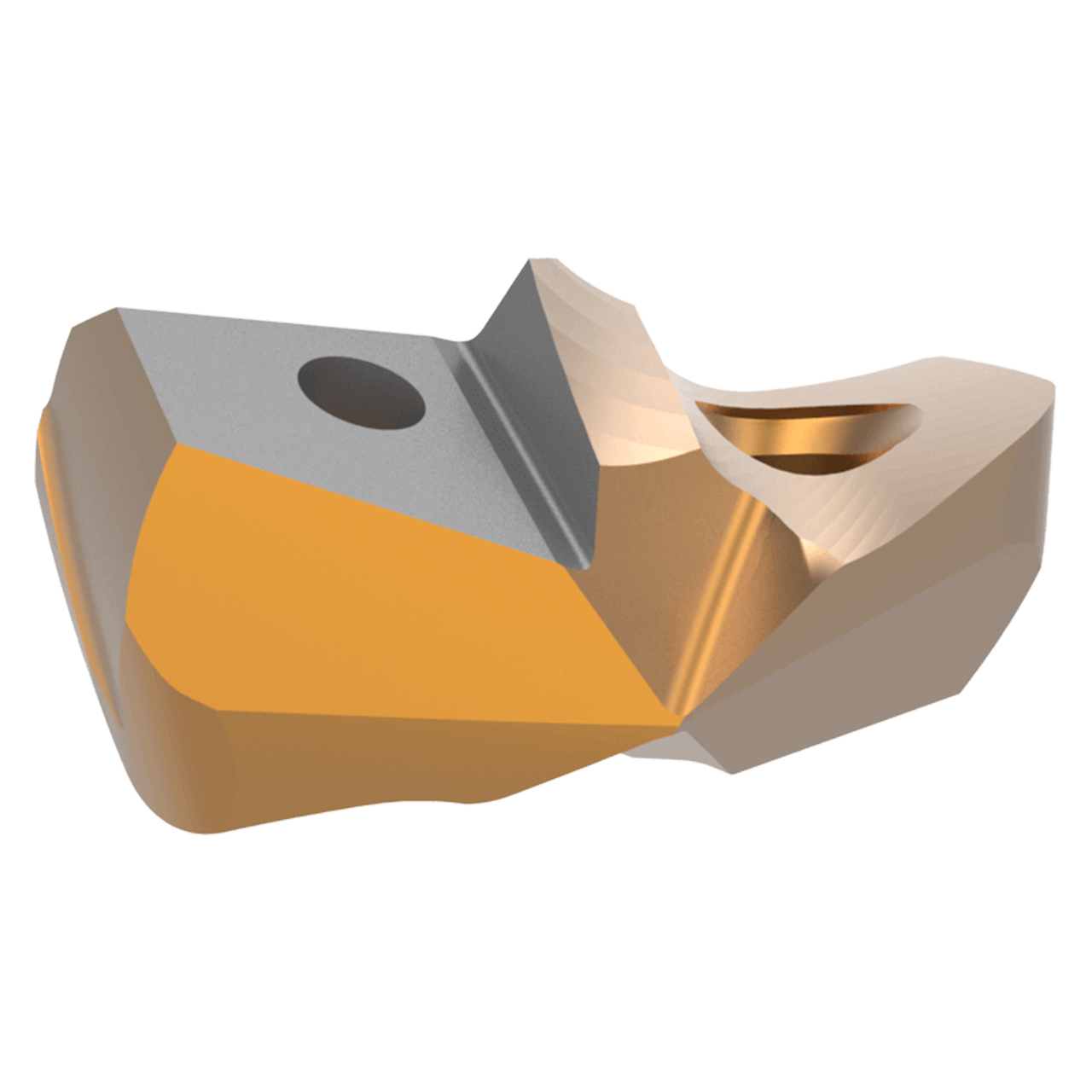 Allied Machine and Engineering 7C224P-1.008CI | 1.0080" Diameter 140 Degree Included Angle AM300 Coated Carbide 24 Series Spade Drill Insert