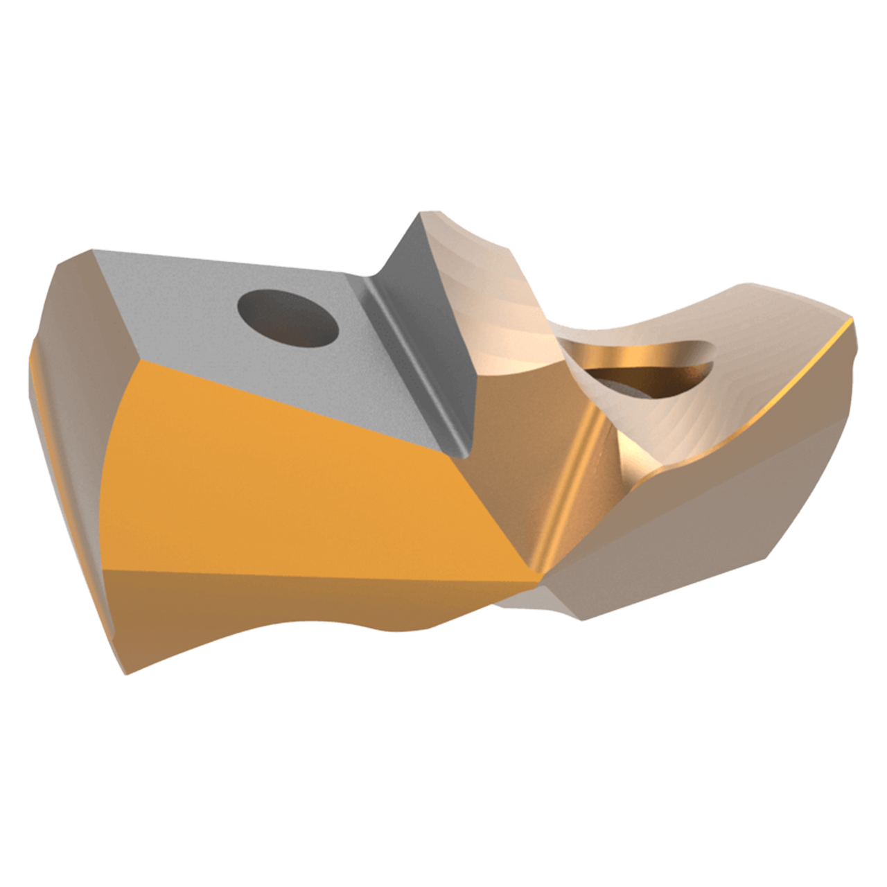 Allied Machine and Engineering 7C224P-0100AS | 1" Diameter 140 Degree Included Angle AM300 Coated Carbide 24 Series Spade Drill Insert