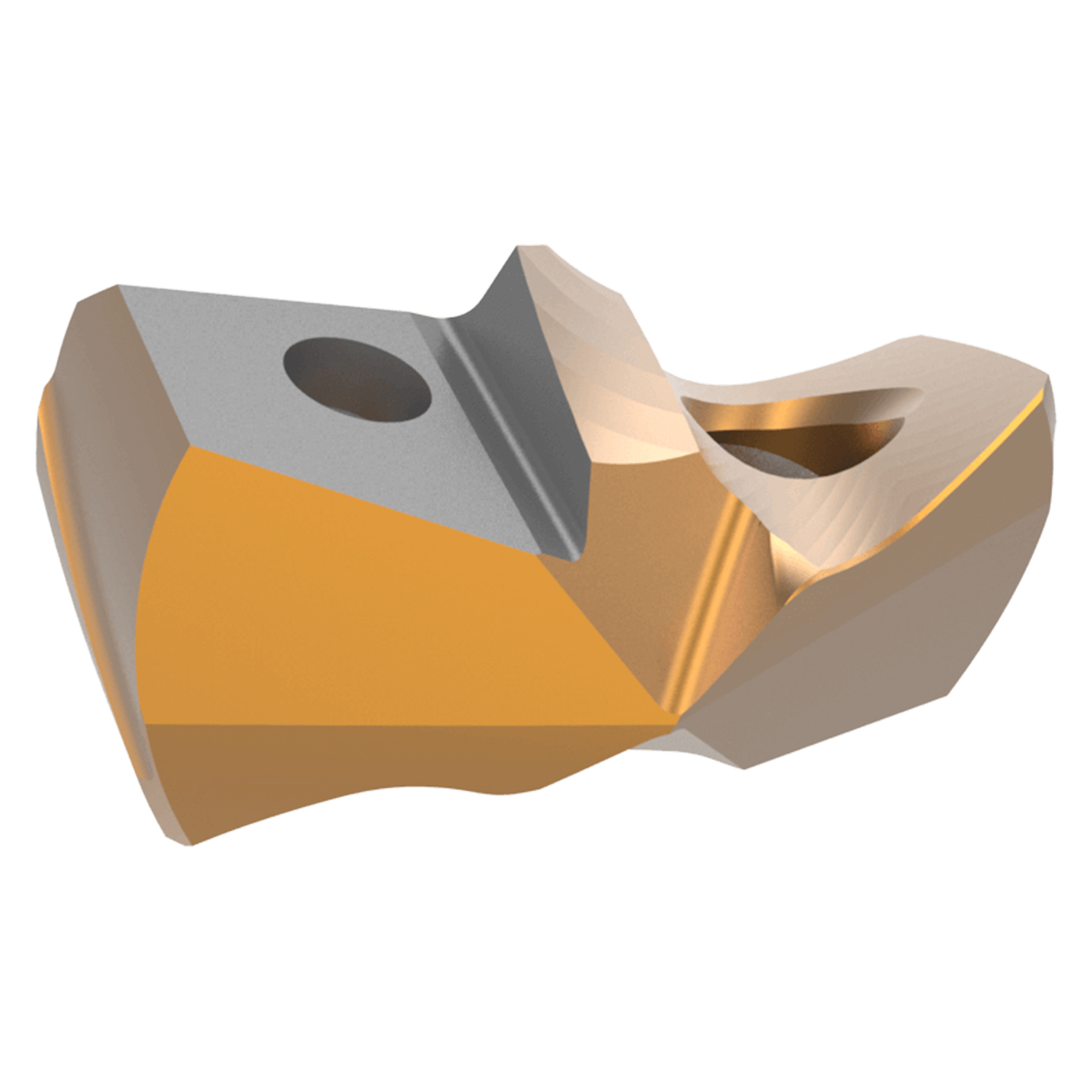 Allied Machine and Engineering 7C218P-18 | 18.00mm Diameter 140 Degree Included Angle AM300 Coated Carbide 18 Series Spade Drill Insert