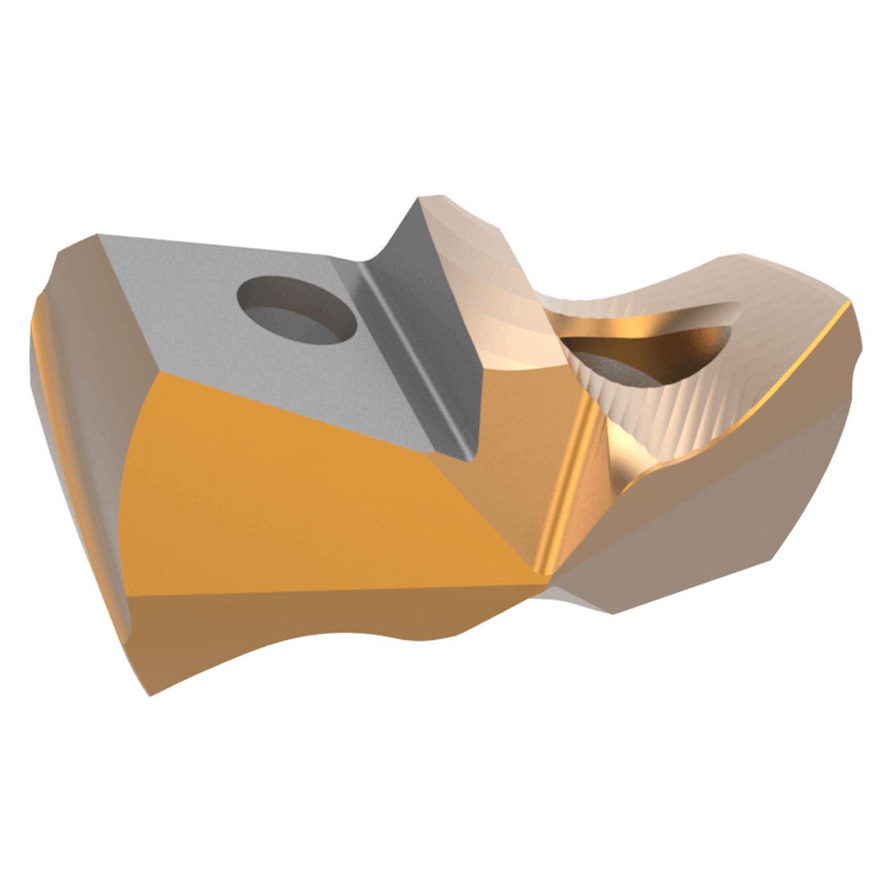 Allied Machine and Engineering 7C214P-14.8AS | 14.80mm Diameter 140 Degree Included Angle AM300 Coated Carbide 14 Series Spade Drill Insert