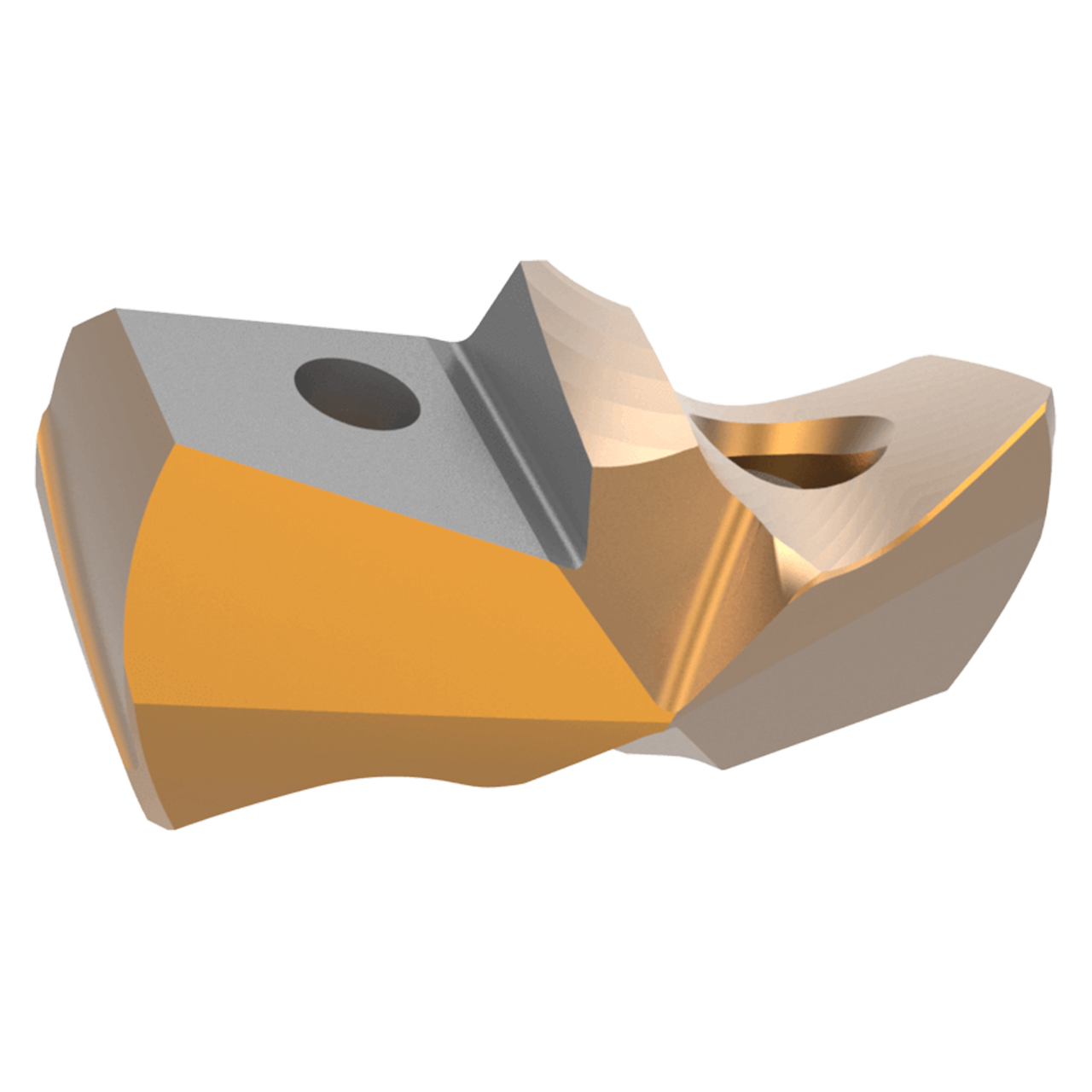 Allied Machine and Engineering 7C124P-1.008 | 1.0080" Diameter 140 Degree Included Angle AM300 Coated Carbide 24 Series Spade Drill Insert