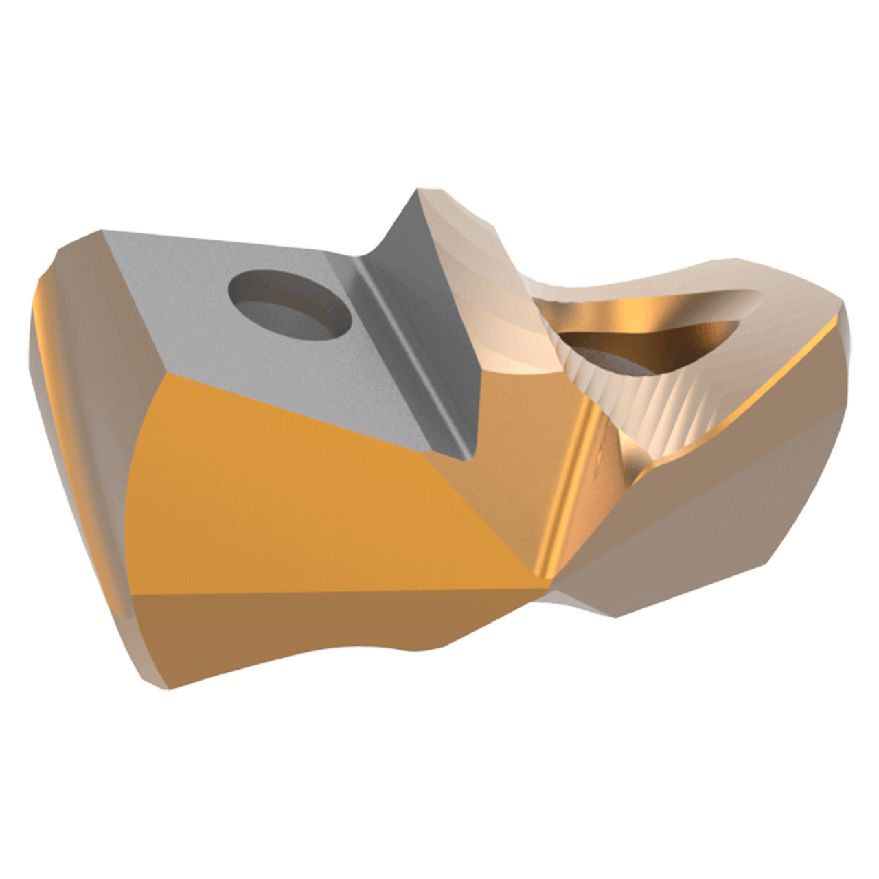 Allied Machine and Engineering 7C114P-.578LR | 37/64" Diameter 140 Degree Included Angle AM300 Coated Carbide 14 Series Spade Drill Insert