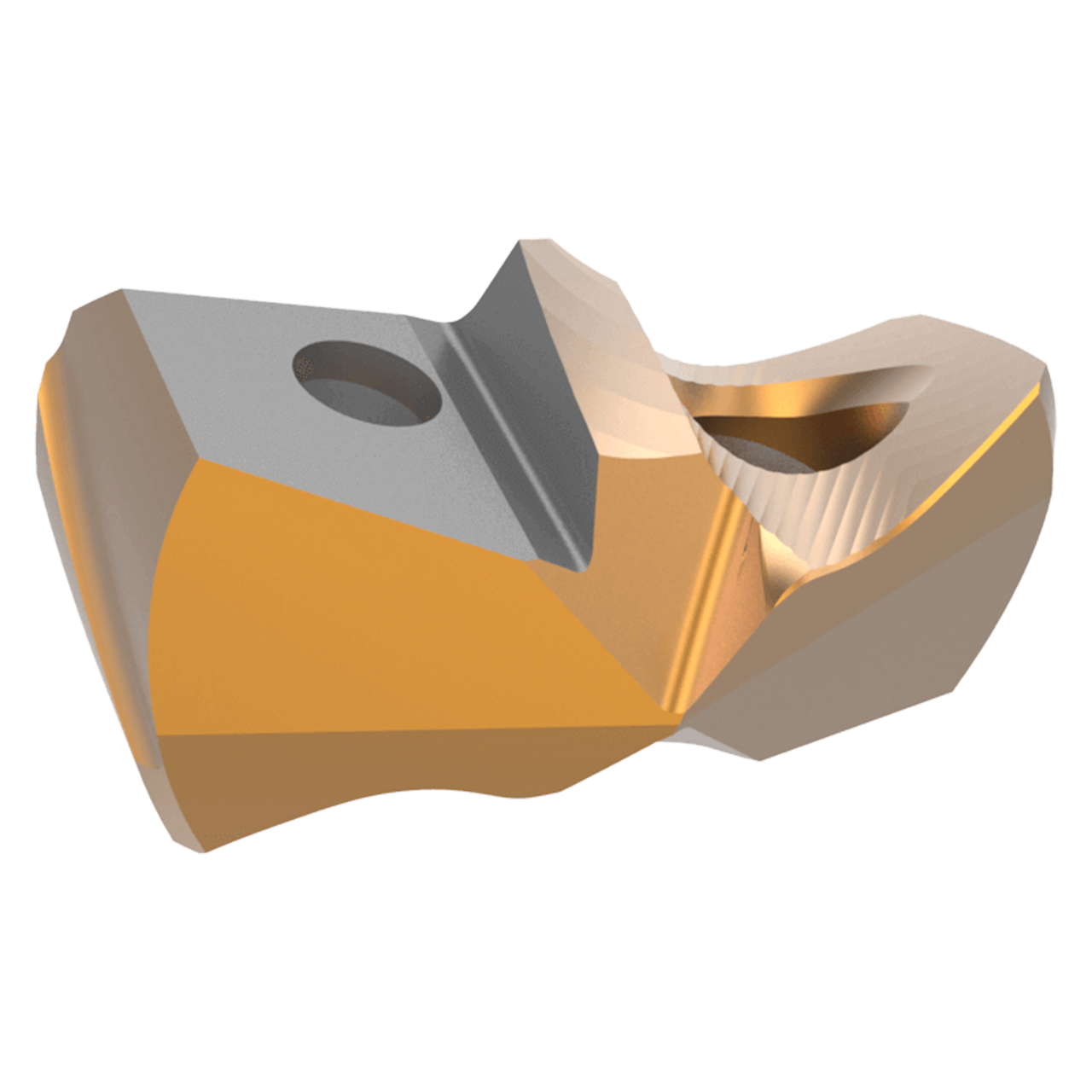 Allied Machine and Engineering 7C114P-.578 | 37/64" Diameter 140 Degree Included Angle AM300 Coated Carbide 14 Series Spade Drill Insert