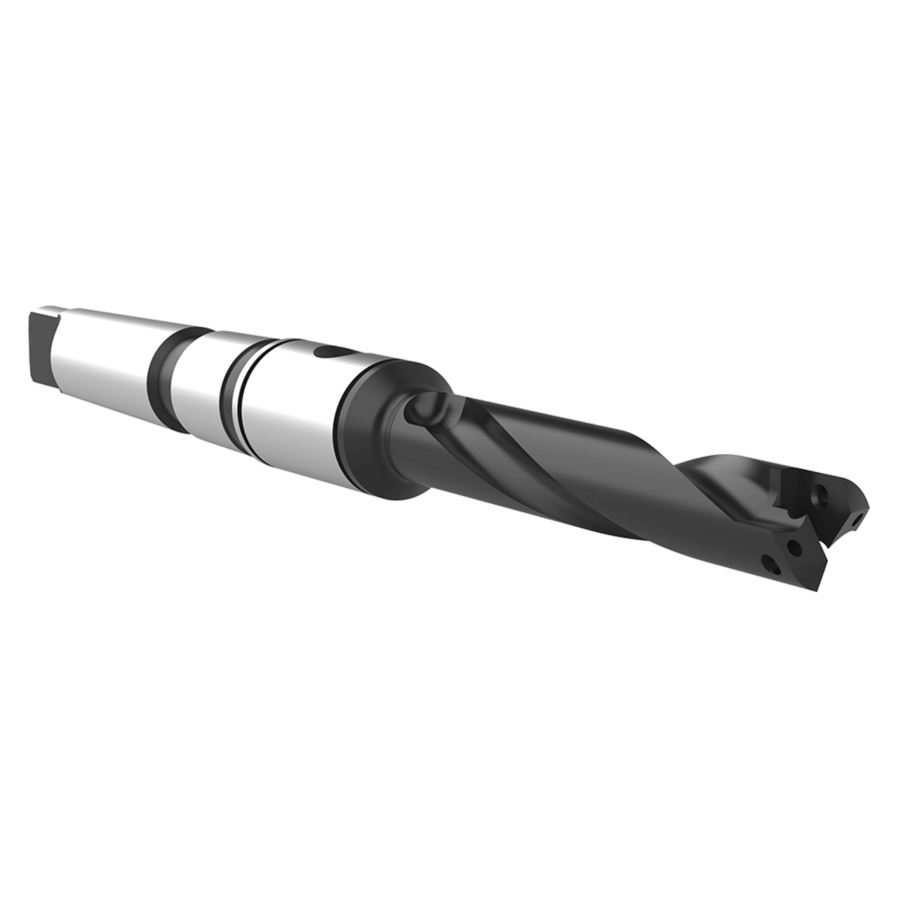 Allied Machine and Engineering 24000H-002M | 17.50mm Diameter x #2 MT (ISO) Shank x 192.90mm OAL 0 Series Standard Spade Drill Insert Holder