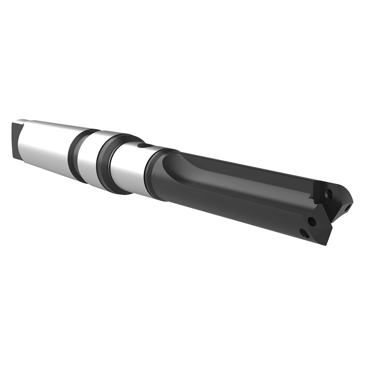 Allied Machine and Engineering 22020S-004M | 35.00mm Diameter x #4 MT (ISO) Shank x 273.80mm OAL 2 Series Short Spade Drill Insert Holder