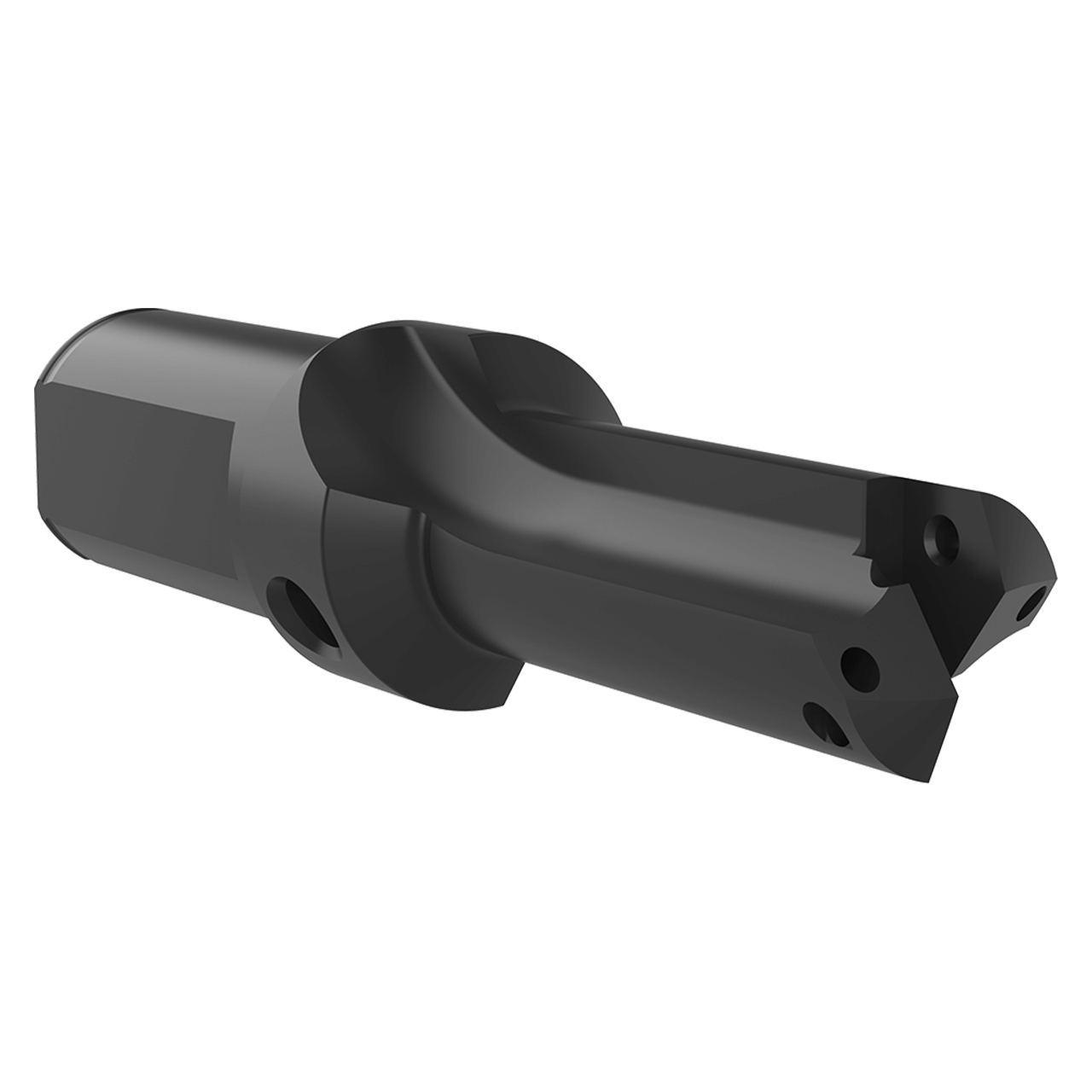 Allied Machine and Engineering 21020S-125F | 1-3/8" Diameter x 1-1/4" Shank x 5-49/64" OAL 2 Series Stub Spade Drill Insert Holder