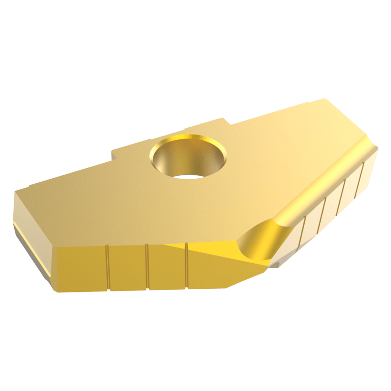Allied Machine and Engineering 1026T-0326 | 3-13/16" Diameter x 1/2" Thickness TiN Coated F Series Spade Drill Insert