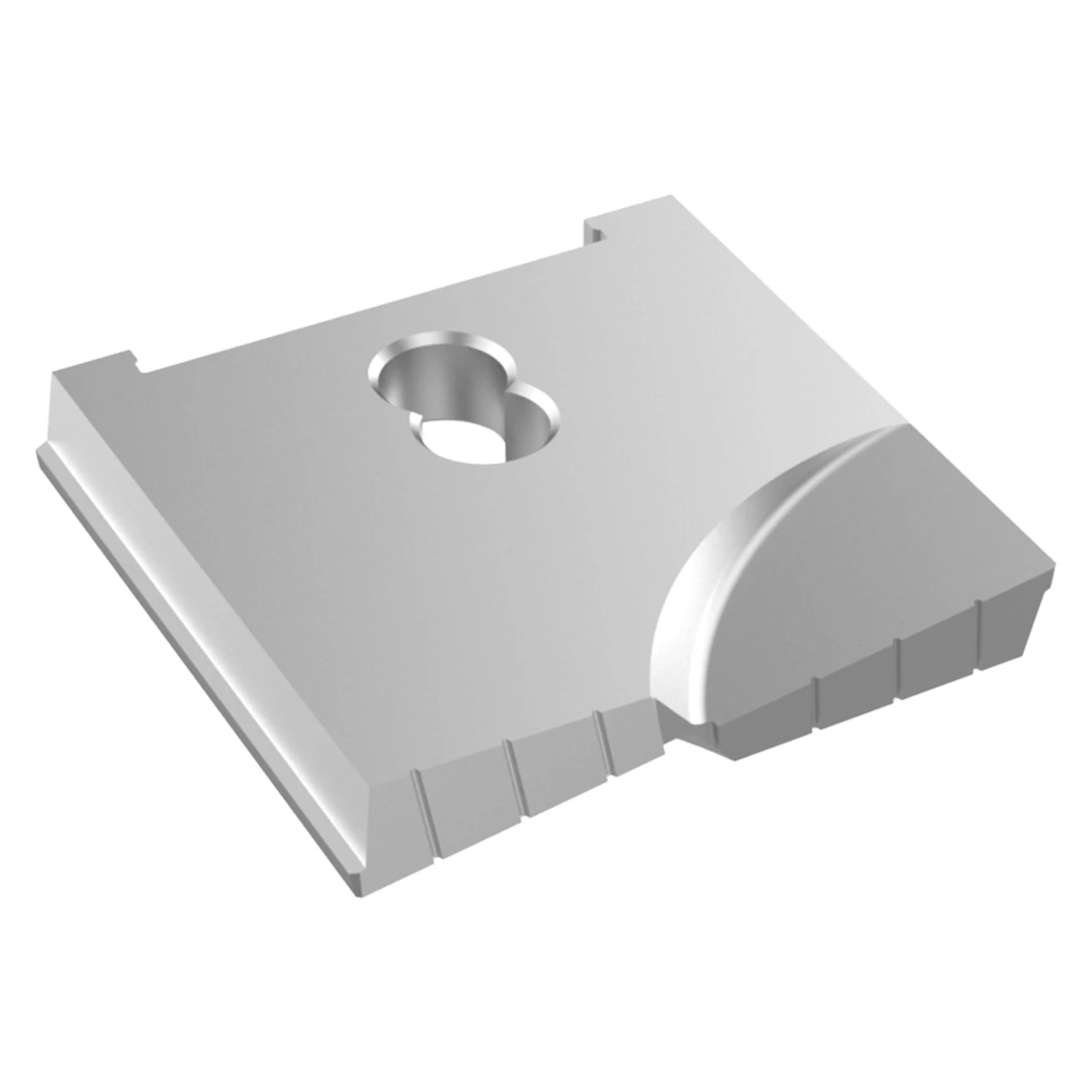 Allied Machine and Engineering 10444-0200 | 2" Diameter x 3/8" Thickness Uncoated D Series High Speed Steel Spade Drill Insert