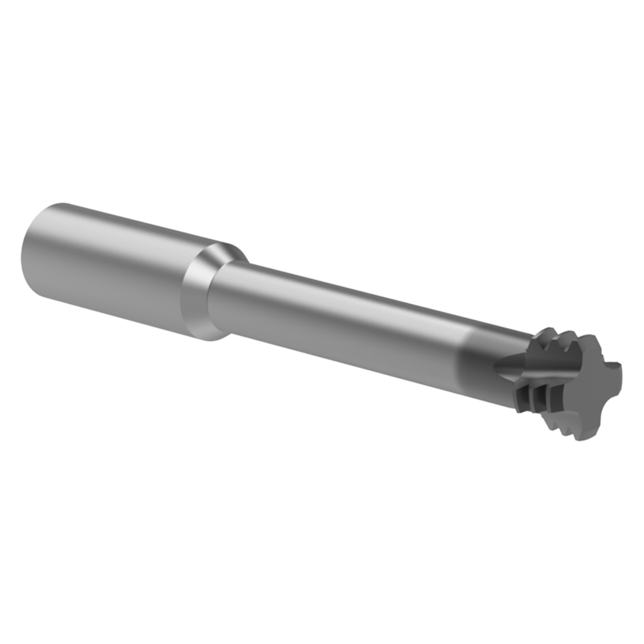 Allied Machine and Engineering TM75010M-3T3X | 3/4"-10 UN x 11.94mm Diameter x 10 Pitch x 12.00mm Shank x 88.90mm OAL 4 Flute Carbide AM210 Coated Helical Flute Thread Mill