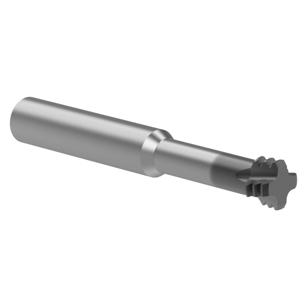 Allied Machine and Engineering TM75010M-3T2X | 3/4"-10 UN x 11.94mm Diameter x 10 Pitch x 12.00mm Shank x 88.90mm OAL 4 Flute Carbide AM210 Coated Helical Flute Thread Mill