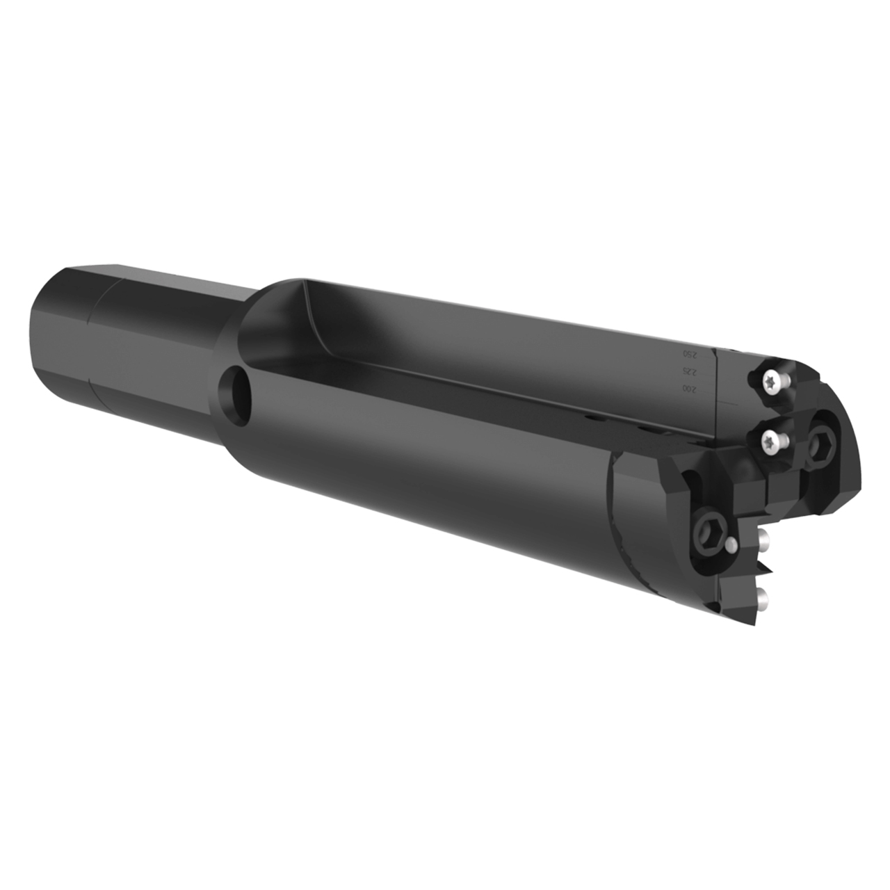 Allied Machine and Engineering OP1-1L-SS1.5 | 2.500" Diameter x 5-17/32" Drill Depth Straight OP1 Indexable Insert Drill