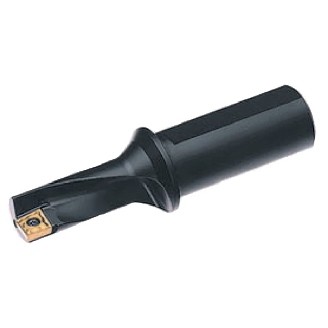 Allied Machine and Engineering 11065202 | 10.01mm Diameter x 12.70mm Shank x 69.00mm OAL x 2.25XD LOC EC 10 Series Indexable Insert Drill