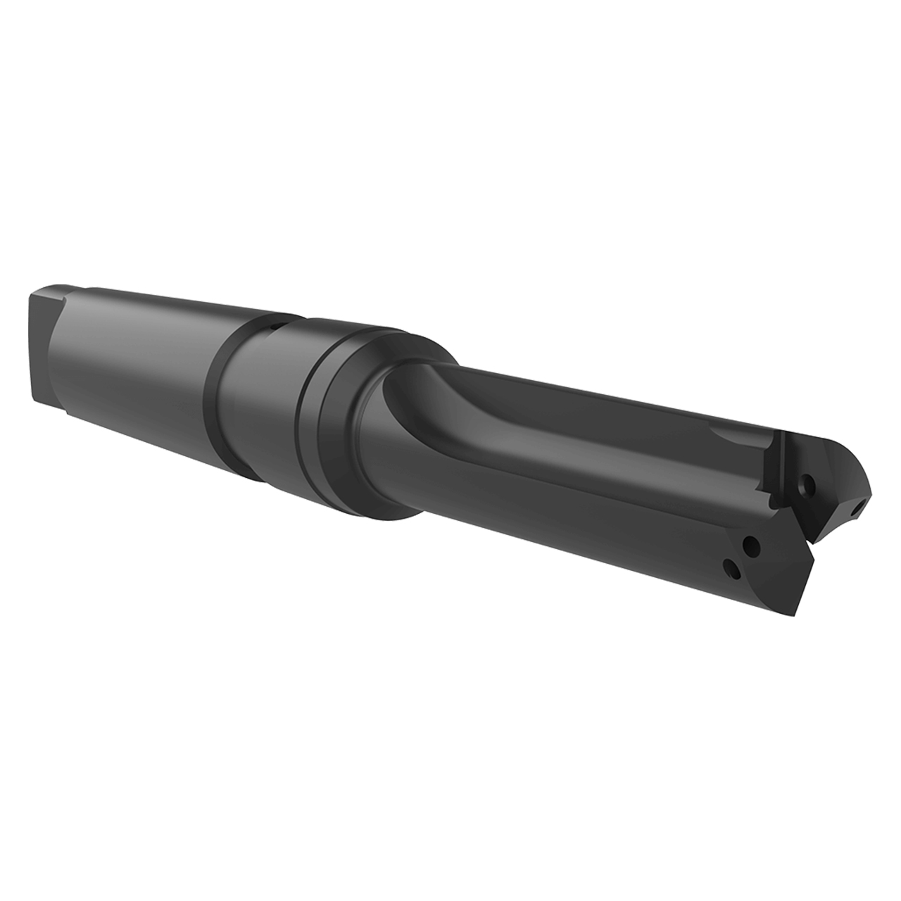 Allied Machine and Engineering 22015S-004IS060 | 15/16" Diameter x #4 MT Shank x 8-3/4" OAL 1.5 Series Short Indexable Spade Drill