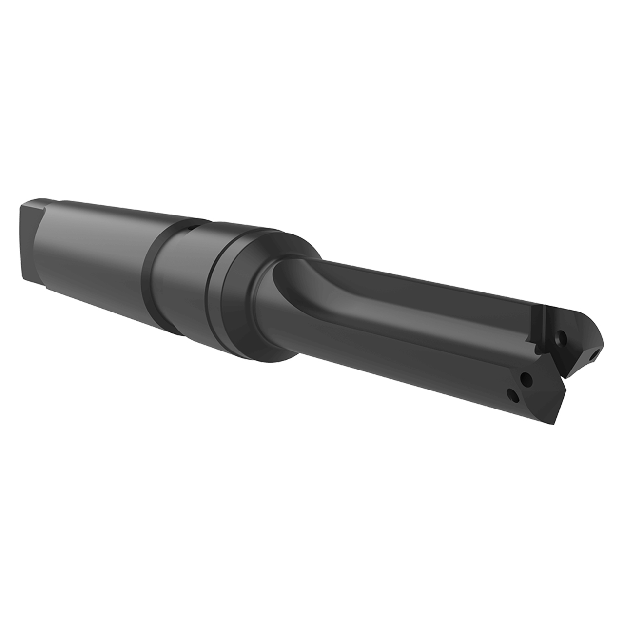 Allied Machine and Engineering 22015S-004IS056 | 7/8" Diameter x #4 MT Shank x 8-3/4" OAL 1.5 Series Short Indexable Spade Drill