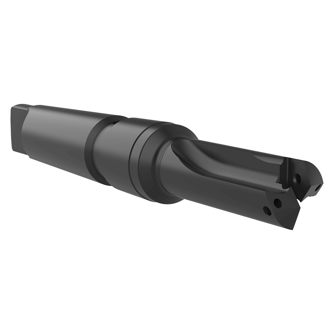 Allied Machine and Engineering 22005S-003IS044 | 11/16" Diameter x #3 MT Shank x 6-1/16" OAL 0.5 Series Short Indexable Spade Drill