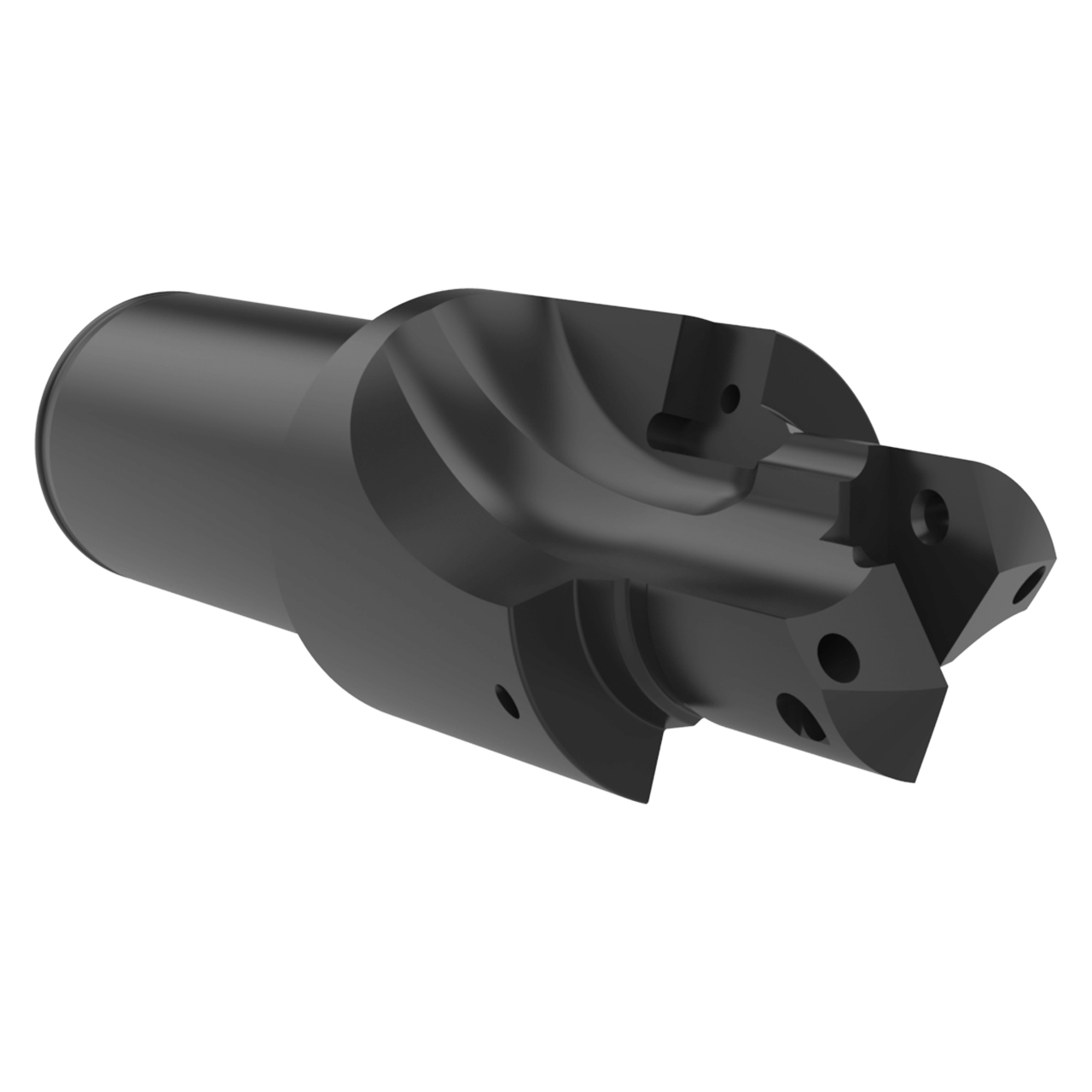 Allied Machine and Engineering X1926-122-125F | -12 Size x 0.984" Diameter x 1.25" Shank x 5.17" OAL 2 Series Indexable Porting Tool