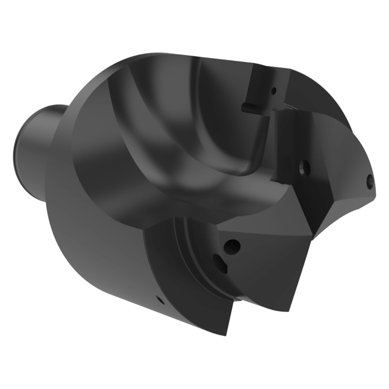 Allied Machine and Engineering J1926-324-32FM | -32 Size x 2.421" Diameter x 1.26" Shank x 6.39" OAL 4 Series Indexable Porting Tool