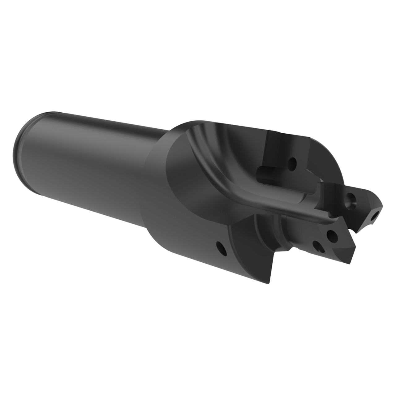 Allied Machine and Engineering J1926-04Y-063F | -4 Size x 0.386" Diameter x 0.625" Shank x 3.402" OAL Y Series Indexable Porting Tool