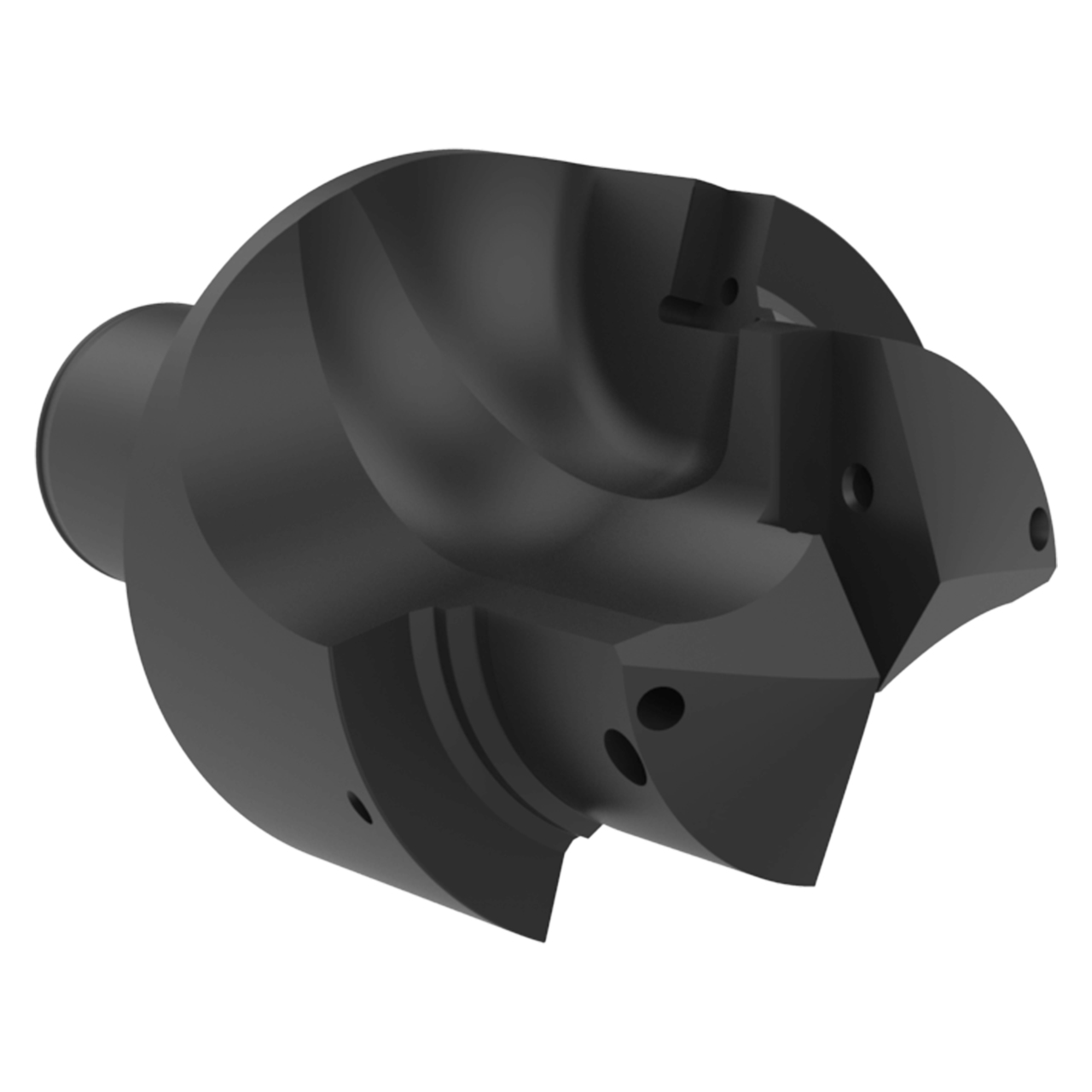 Allied Machine and Engineering AS5202-324-150F | -32 Size x 2.421" Diameter x 1.5" Shank x 6.38" OAL 4 Series Indexable Porting Tool