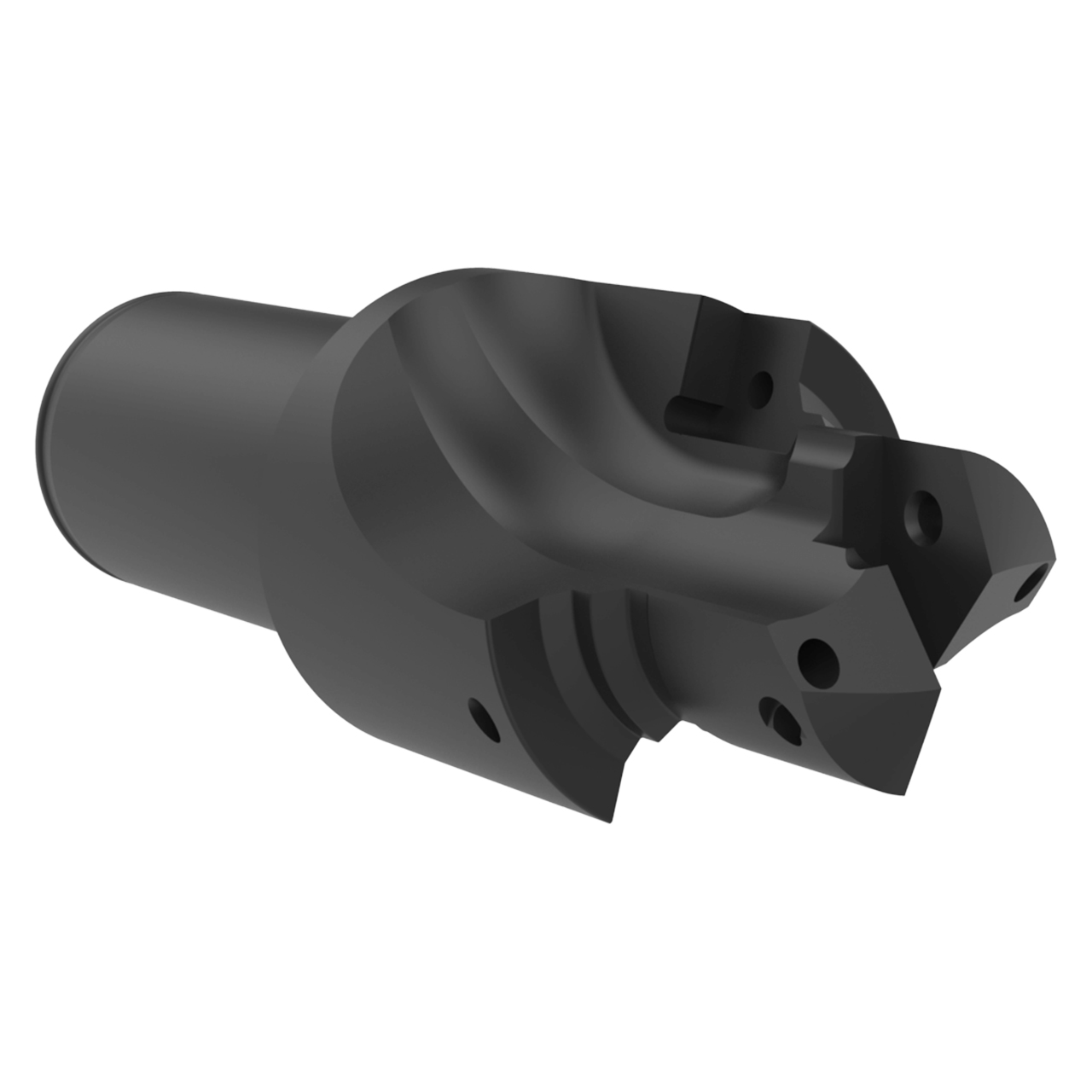 Allied Machine and Engineering AS5202-142-125F | -14 Size x 1.109" Diameter x 1.25" Shank x 5.05" OAL 2 Series Indexable Porting Tool
