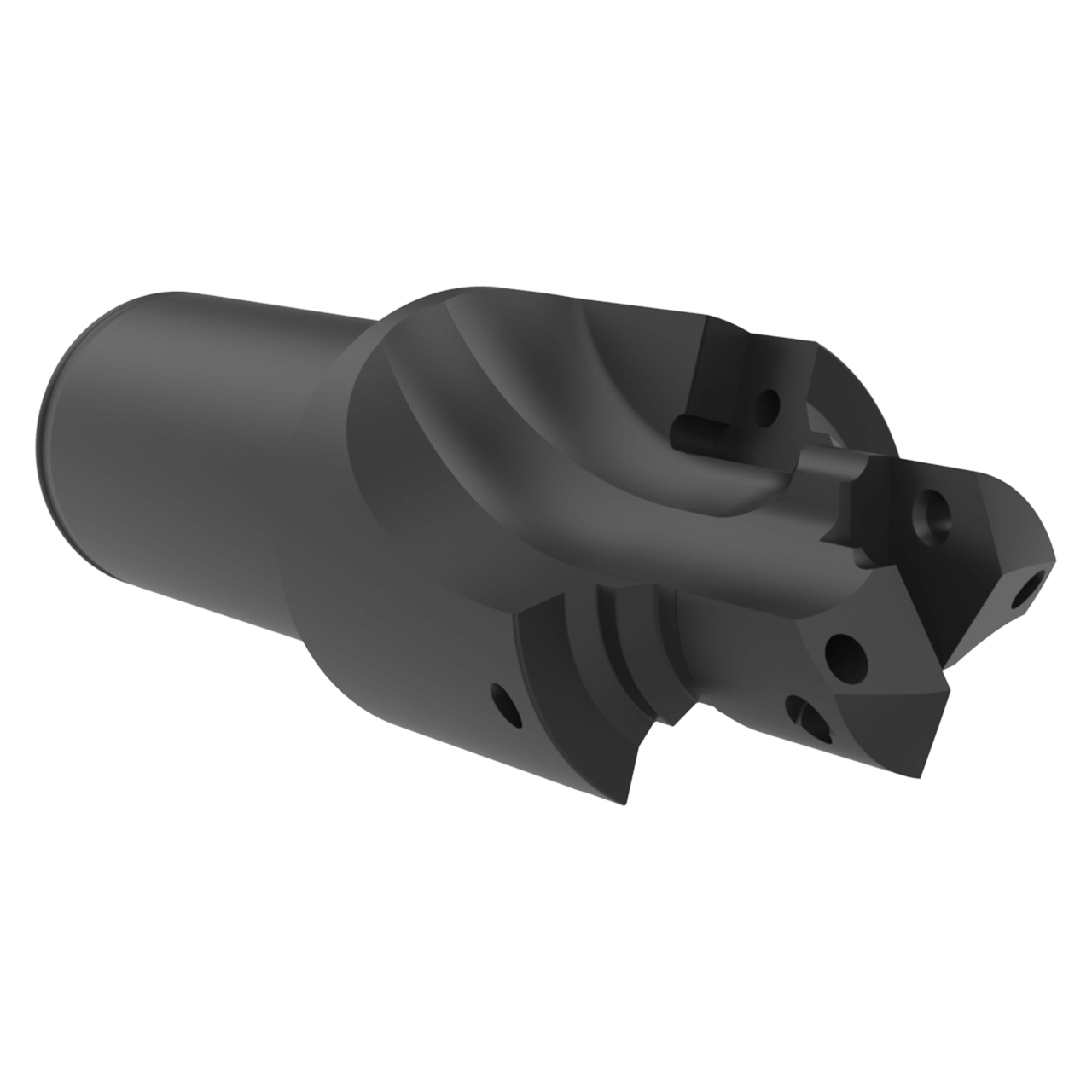 Allied Machine and Engineering AS5202-122-125F | -12 Size x 0.984" Diameter x 1.25" Shank x 5.05" OAL 2 Series Indexable Porting Tool