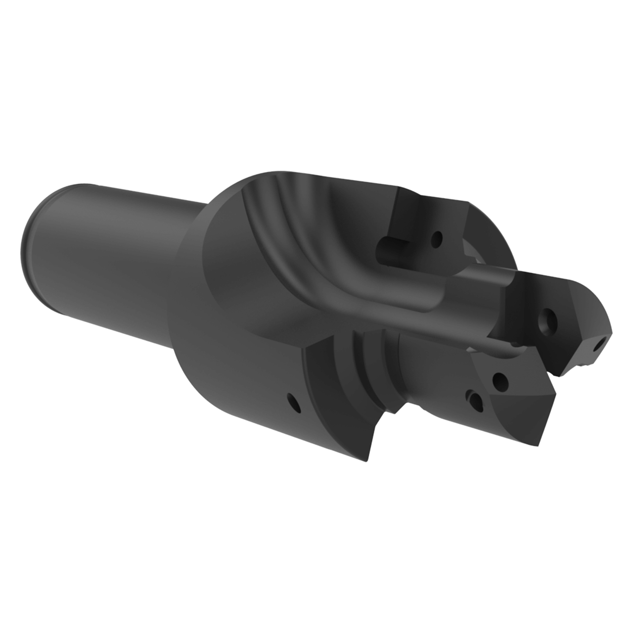 Allied Machine and Engineering AS5202-080-075F | -8 Size x 0.689" Diameter x 0.75" Shank x 4.08" OAL 0.5 Series Indexable Porting Tool