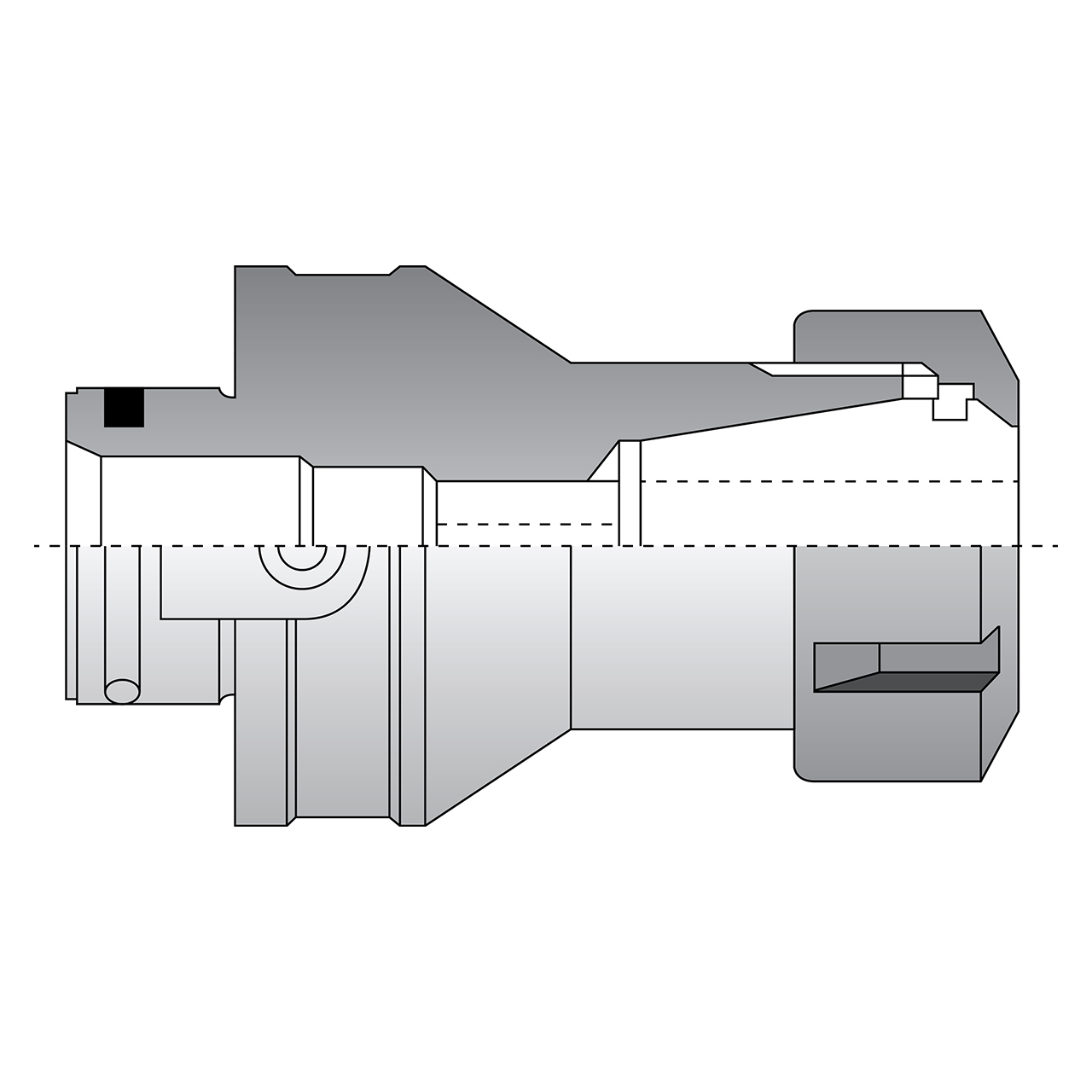 Allied Machine and Engineering 30.63R.32.90 | 3.543" Gage Length x 63mm Shank ER 32 Modular Reamer Body