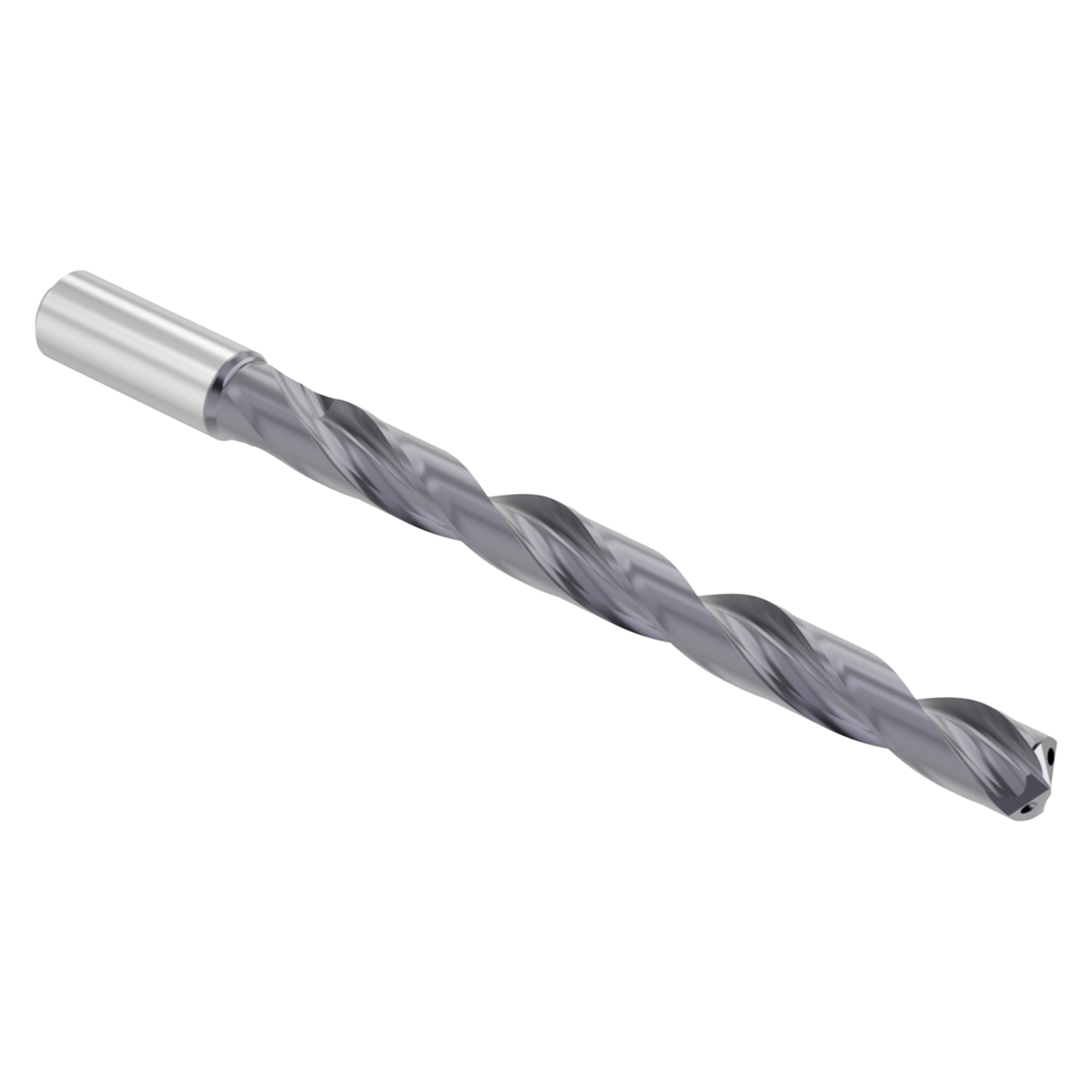 Allied Machine and Engineering 390E07500A21M | 0.750" Diameter x 10.220" OAL Multi-Layer TiAlN Coated Taper Length Drill Bit