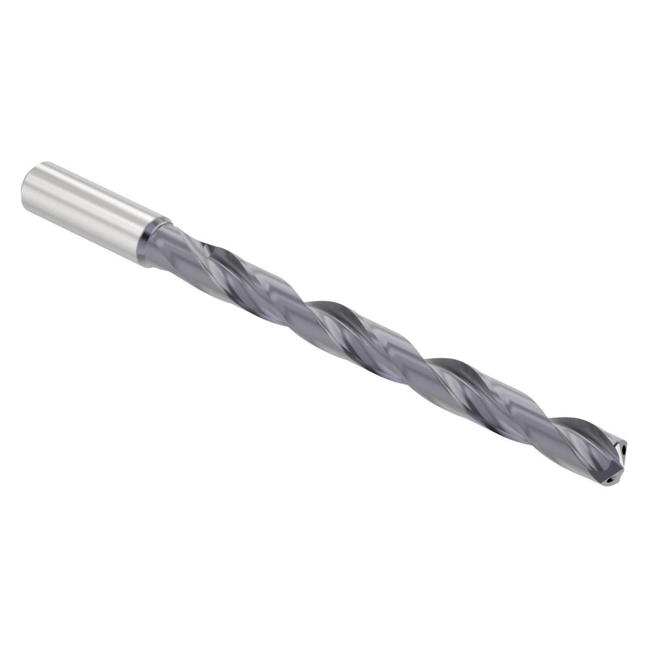 Allied Machine and Engineering 390E05938A21M | 0.594" Diameter x 8.540" OAL Multi-Layer TiAlN Coated Jobber Length Drill Bit