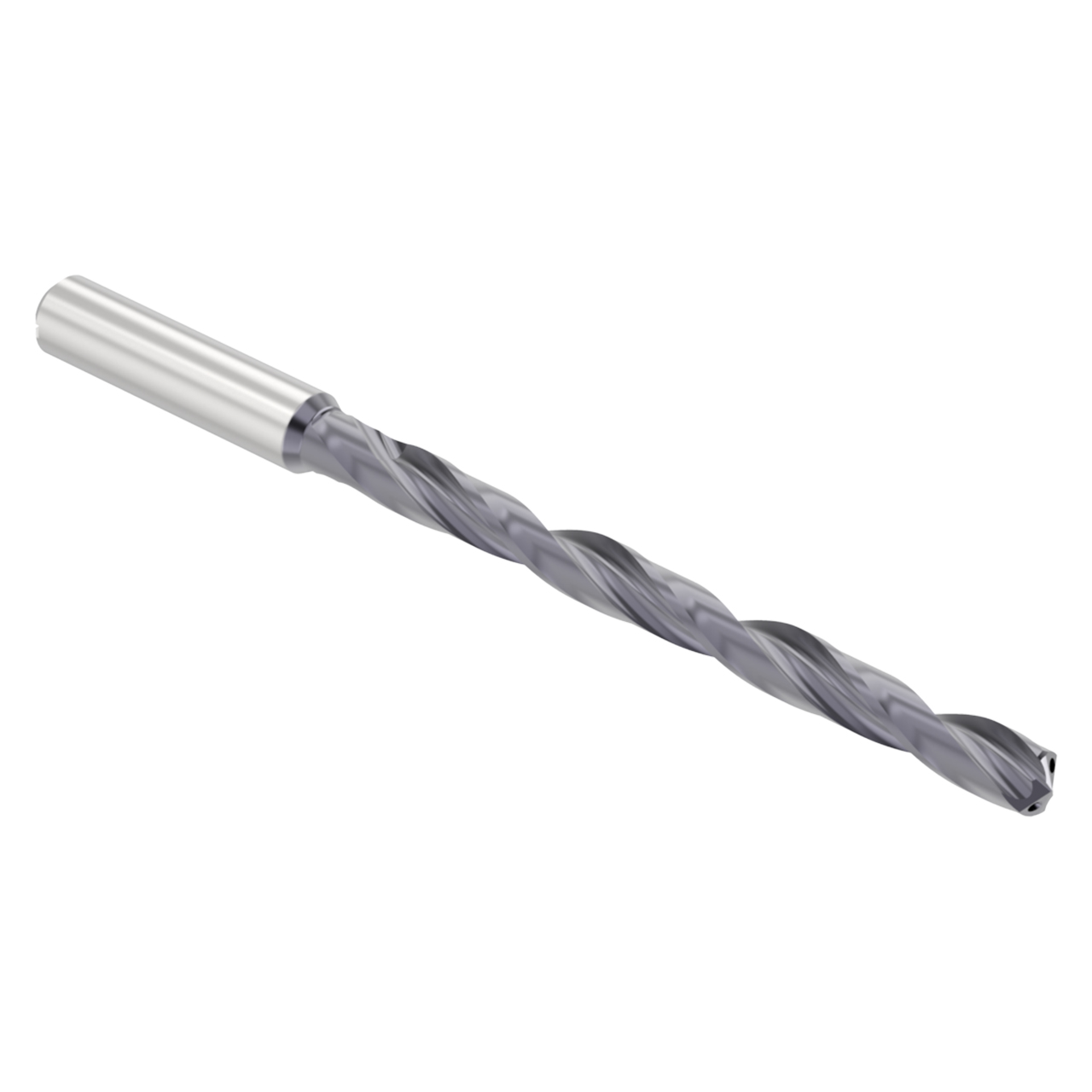 Allied Machine and Engineering 390E03281A21M | 0.328" Diameter x 5.740" OAL Multi-Layer TiAlN Coated Taper Length Drill Bit