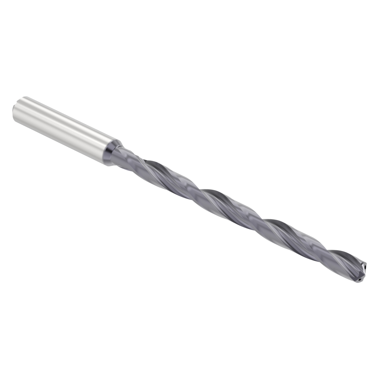 Allied Machine and Engineering 390E02500A21M | 0.250" Diameter x 4.860" OAL Multi-Layer TiAlN Coated Taper Length Drill Bit