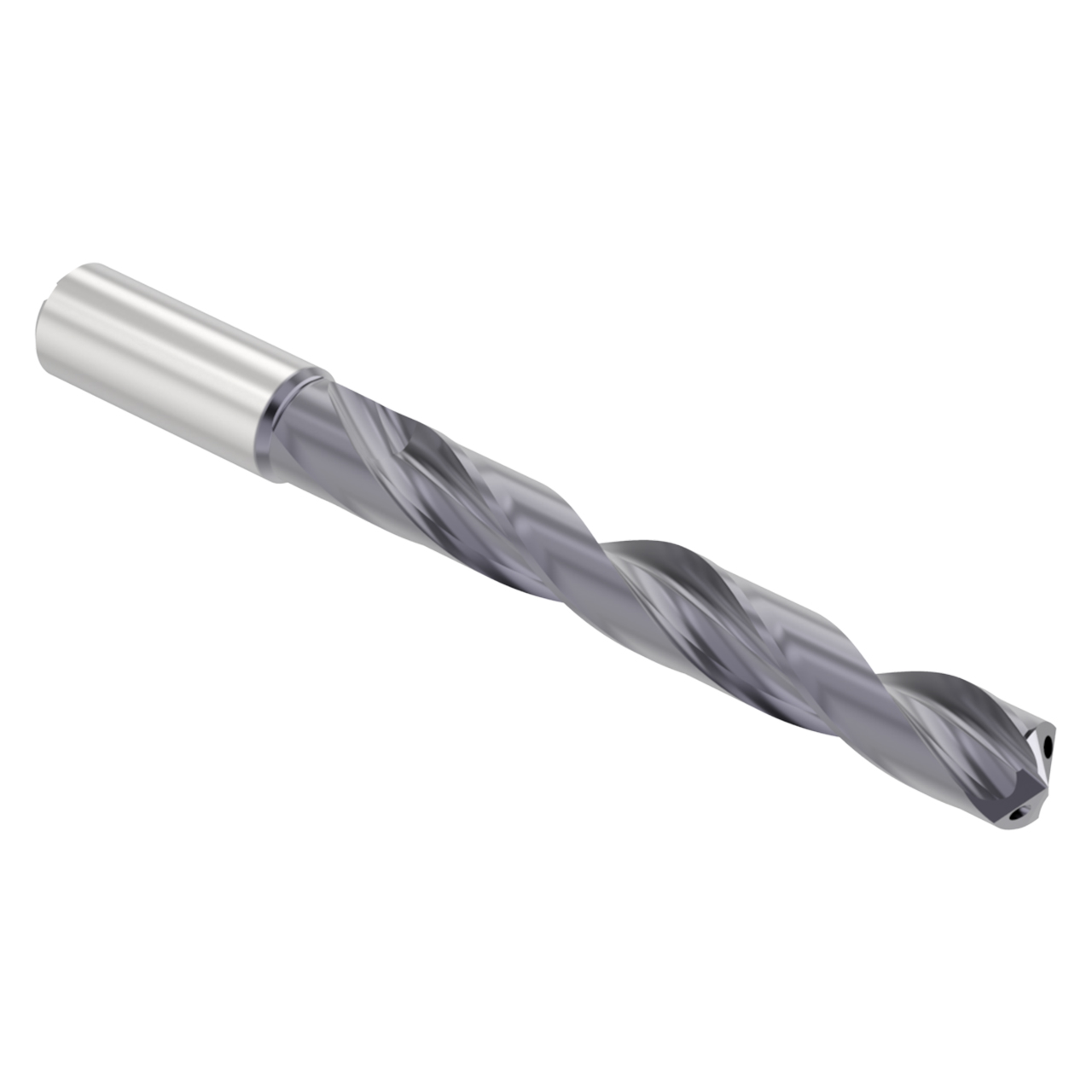 Allied Machine and Engineering 360M19300A21M | 19.30mm Diameter x 20.00mm Shank x 199.60mm OAL Multi-Layer TiAlN Coated Jobber Length Drill Bit