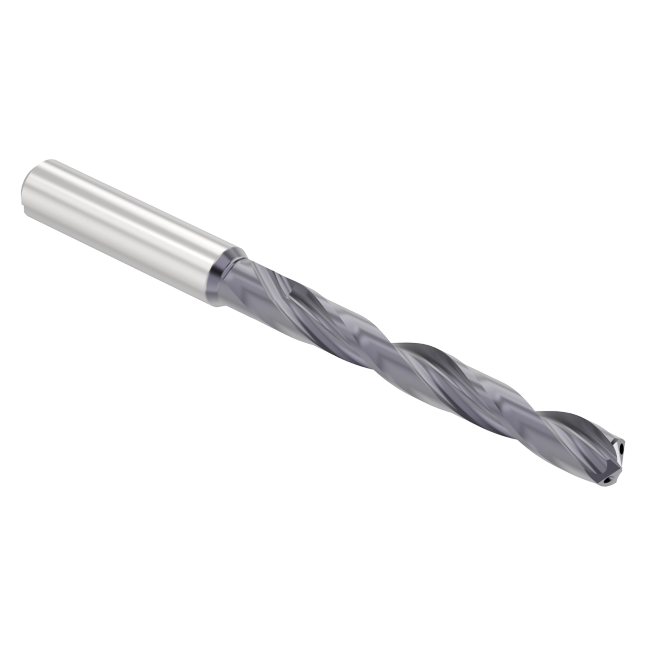 Allied Machine and Engineering 360M09700A21M | 9.70mm Diameter x 10.00mm Shank x 115.40mm OAL Multi-Layer TiAlN Coated Jobber Length Drill Bit