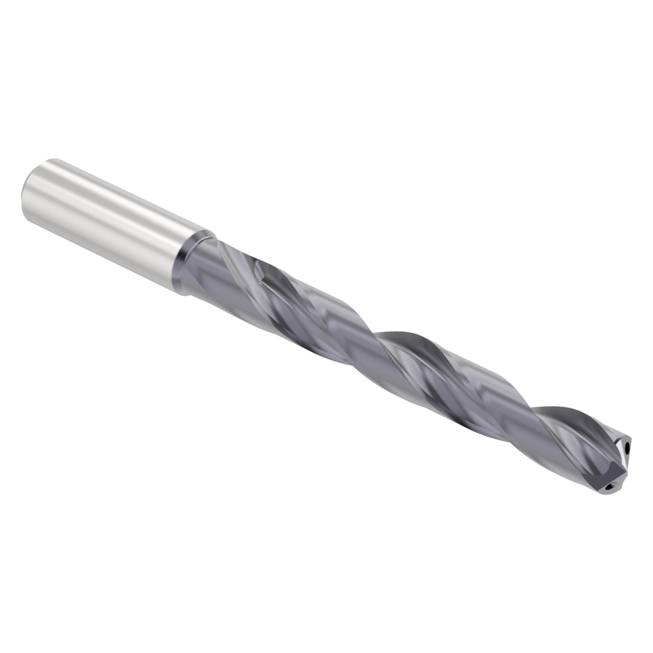 Allied Machine and Engineering 360E06250A21M | 0.625" Diameter x 6.650" OAL Multi-Layer TiAlN Coated Jobber Length Drill Bit