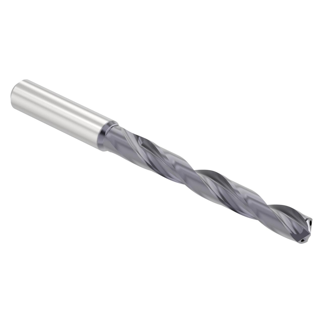 Allied Machine and Engineering 360E04062A21M | 0.406" Diameter x 5.360" OAL Multi-Layer TiAlN Coated Jobber Length Drill Bit