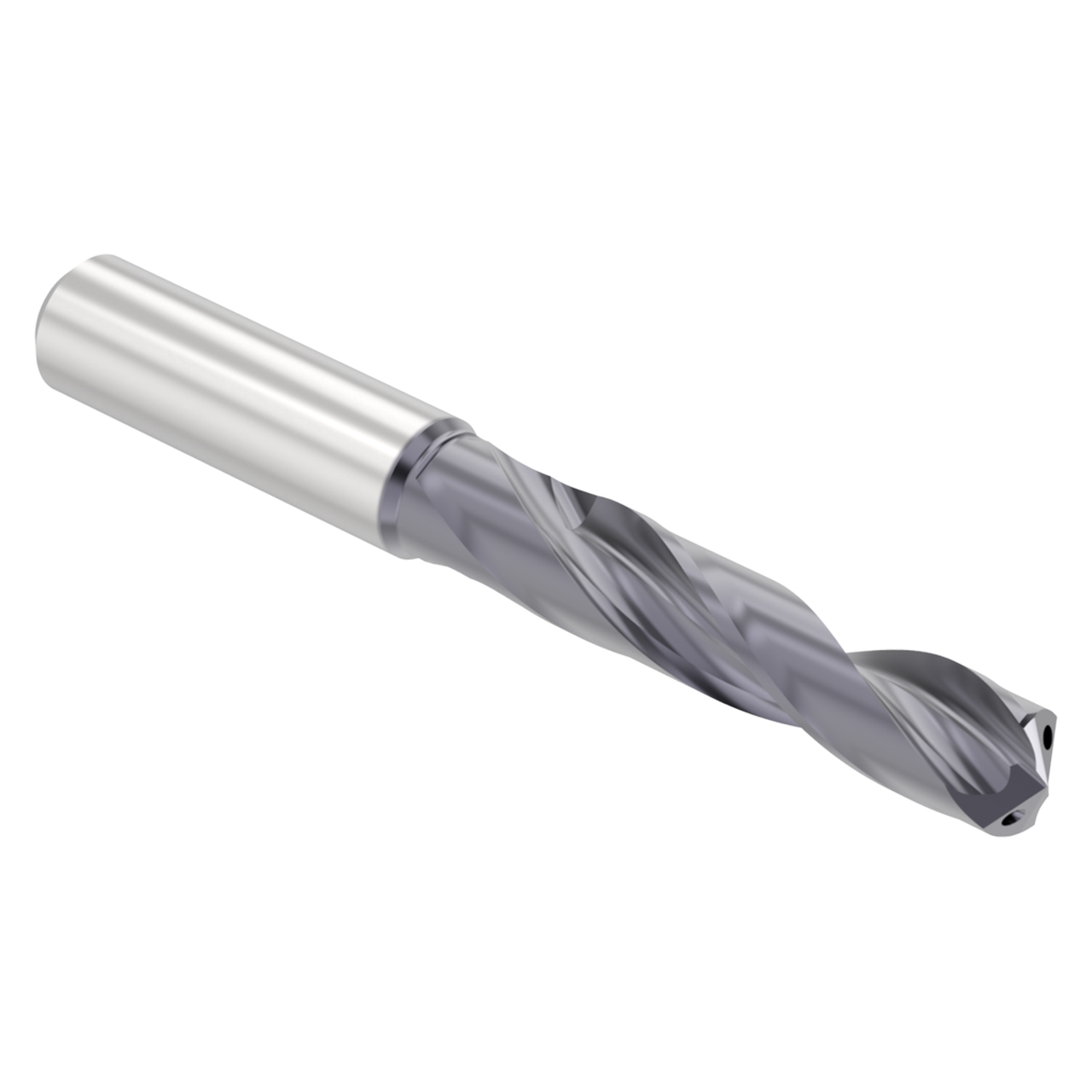 Allied Machine and Engineering 335M13700A21M | 13.70mm Diameter x 14.00mm Shank x 115.60mm OAL Multi-Layer TiAlN Coated Jobber Length Drill Bit