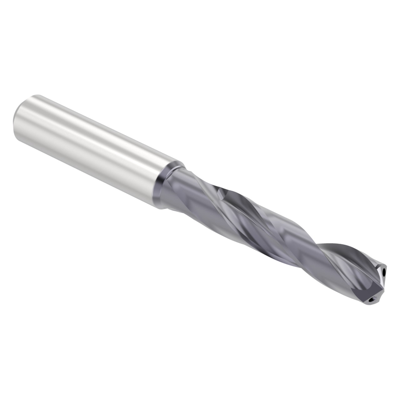 Allied Machine and Engineering 335M10200A21M | 10.20mm Diameter x 12.00mm Shank x 106.10mm OAL Multi-Layer TiAlN Coated Screw Machine Length Drill Bit