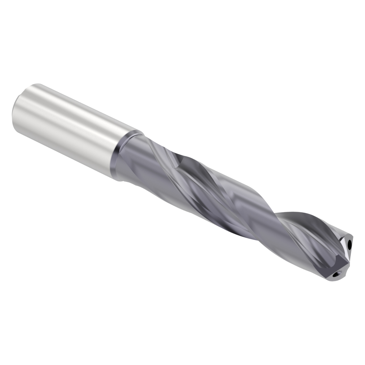 Allied Machine and Engineering 335E07580A21M | 0.758" Diameter x 5.890" OAL Carbide Multi-Layer TiAlN Coated Screw Machine Length Drill Bit