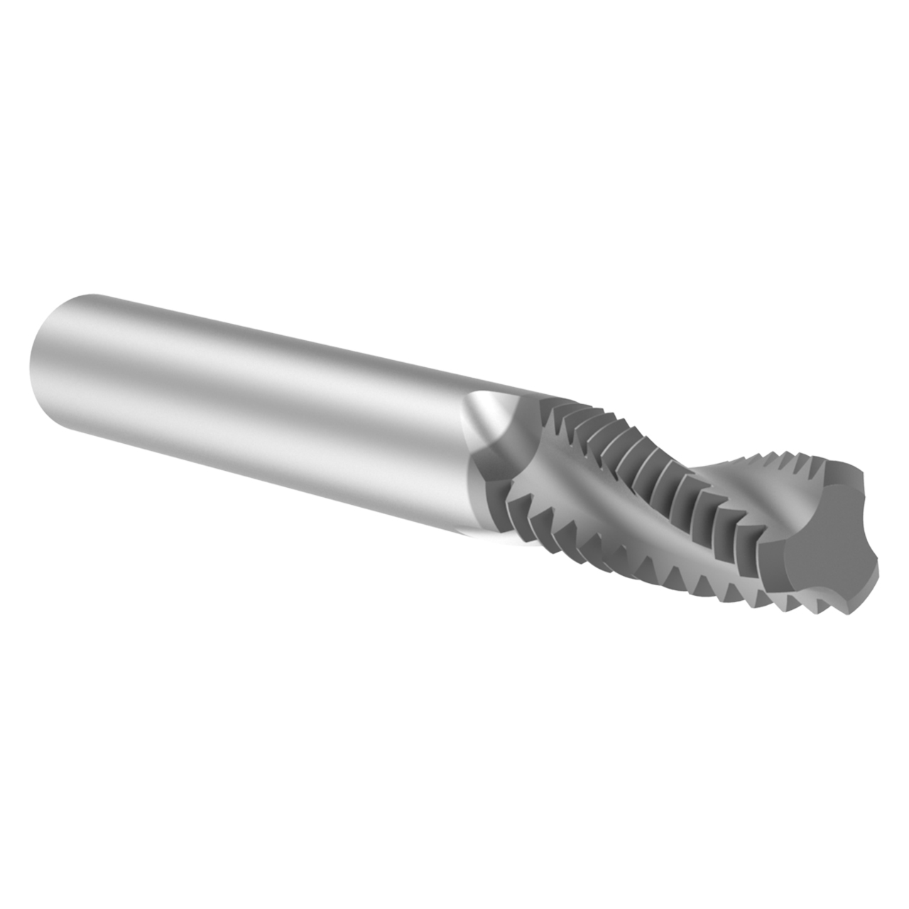 Allied Machine and Engineering TMMK0800-125  | M8x1.25 ISO x  0.235" Diameter x 0.250" Shank x 0.625" LOC x 2.500" OAL 3 Flute AM210 Coated Carbide Helical Flute Thread Mill