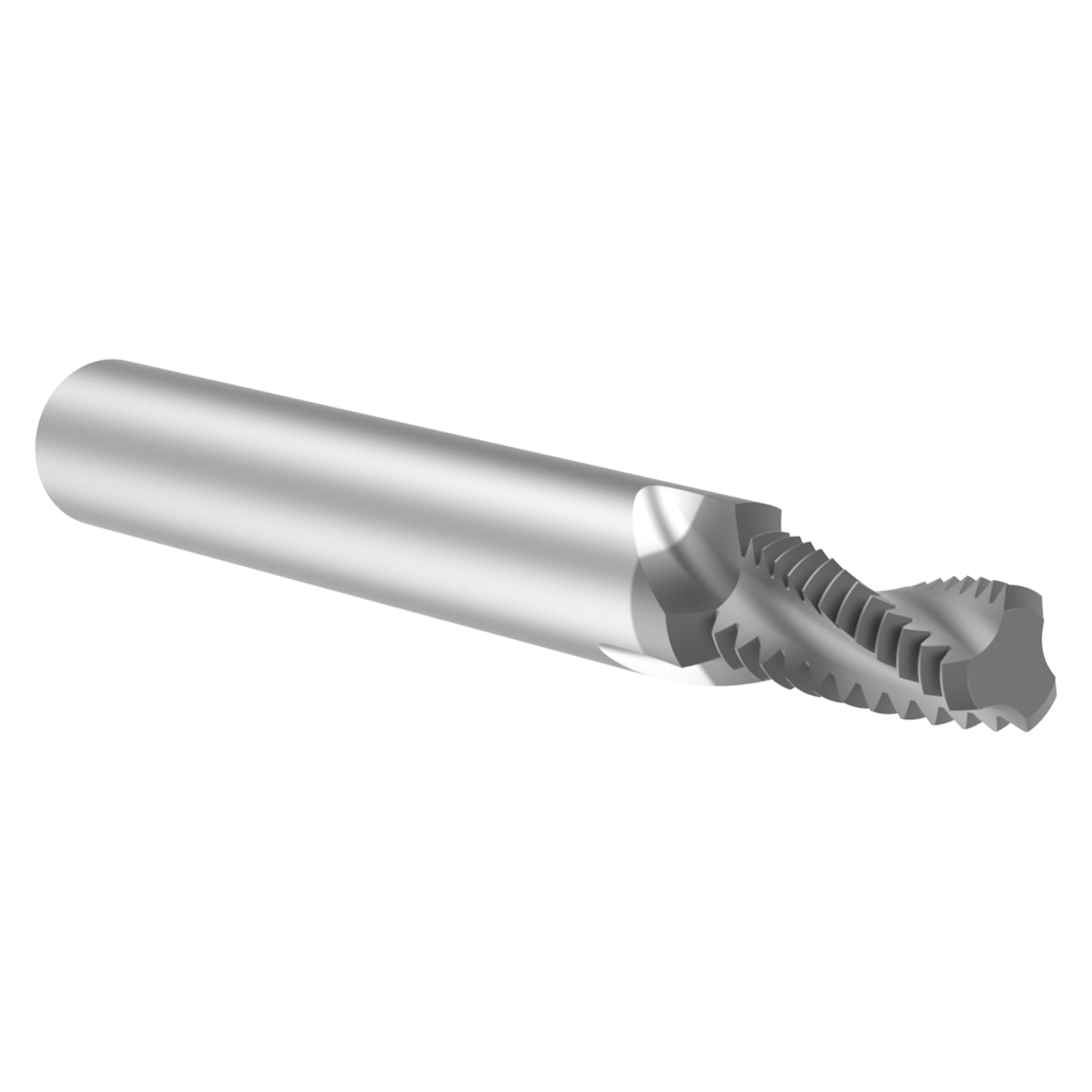 Allied Machine and Engineering TMMK0600-100  | M6x1 ISO x  0.170" Diameter x 0.187" Shank x 0.500" LOC x 2.500" OAL 3 Flute AM210 Coated Carbide Helical Flute Thread Mill