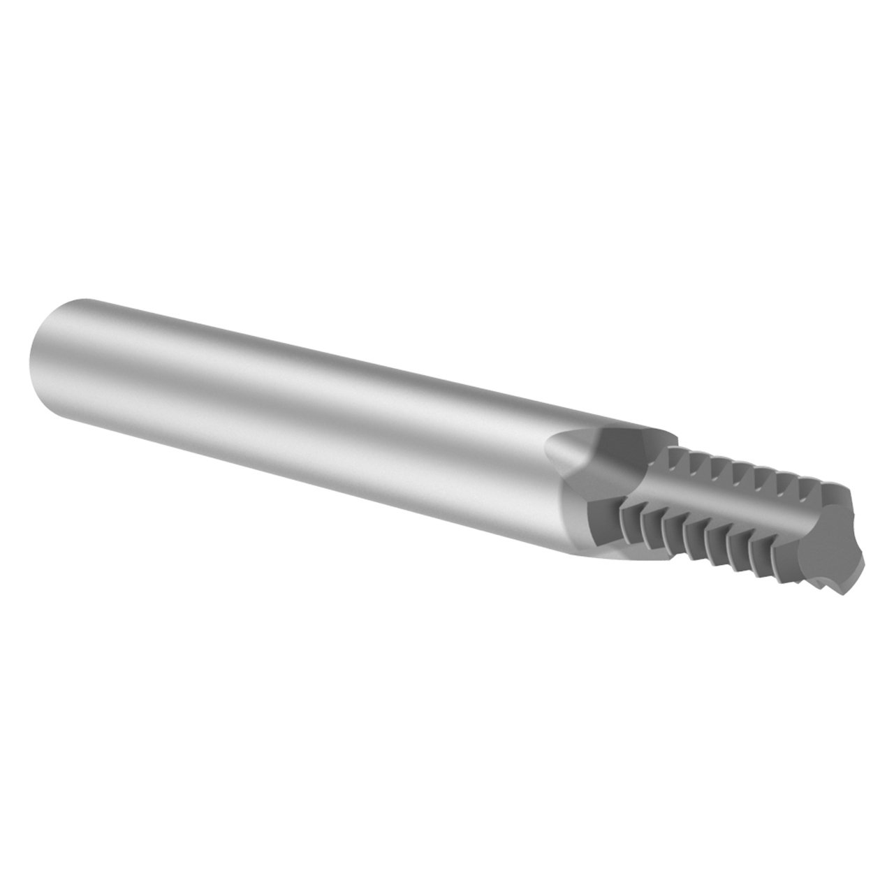Allied Machine and Engineering TMBK0312-18M  | 5/16-18 BSW x  5.00mm Diameter x 6.00mm Shank x 11.29mm LOC x 58.00mm OAL 3 Flute AM210 Coated Carbide Helical Flute Thread Mill