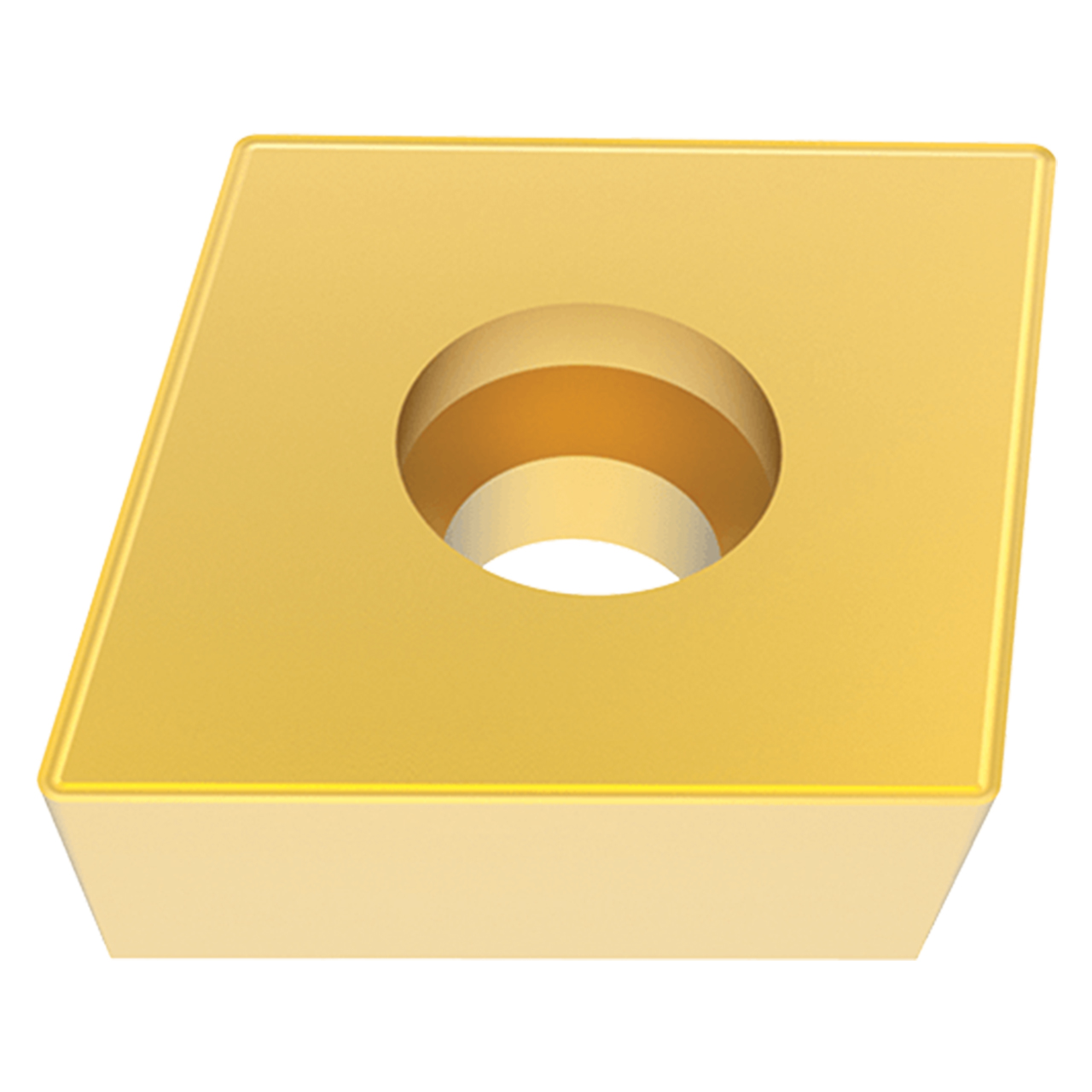 Allied Machine and Engineering CCGT-09T302 | 0.375" Size x 0.156" Thickness x 0.008" Corner Radius Carbide Indexable Drill Insert